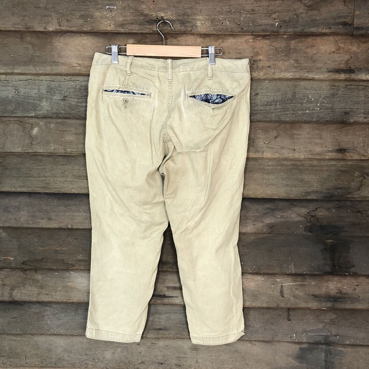Beams Plus × Japanese Brand × Vintage Beams Plus Brown Cropped Pants #6914 Size US 32 / EU 48 - 8 Thumbnail