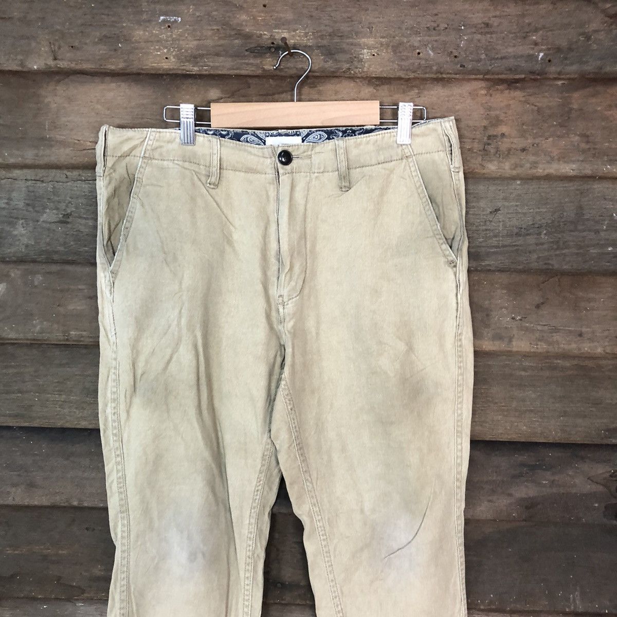 Beams Plus × Japanese Brand × Vintage Beams Plus Brown Cropped Pants #6914 Size US 32 / EU 48 - 2 Thumbnail