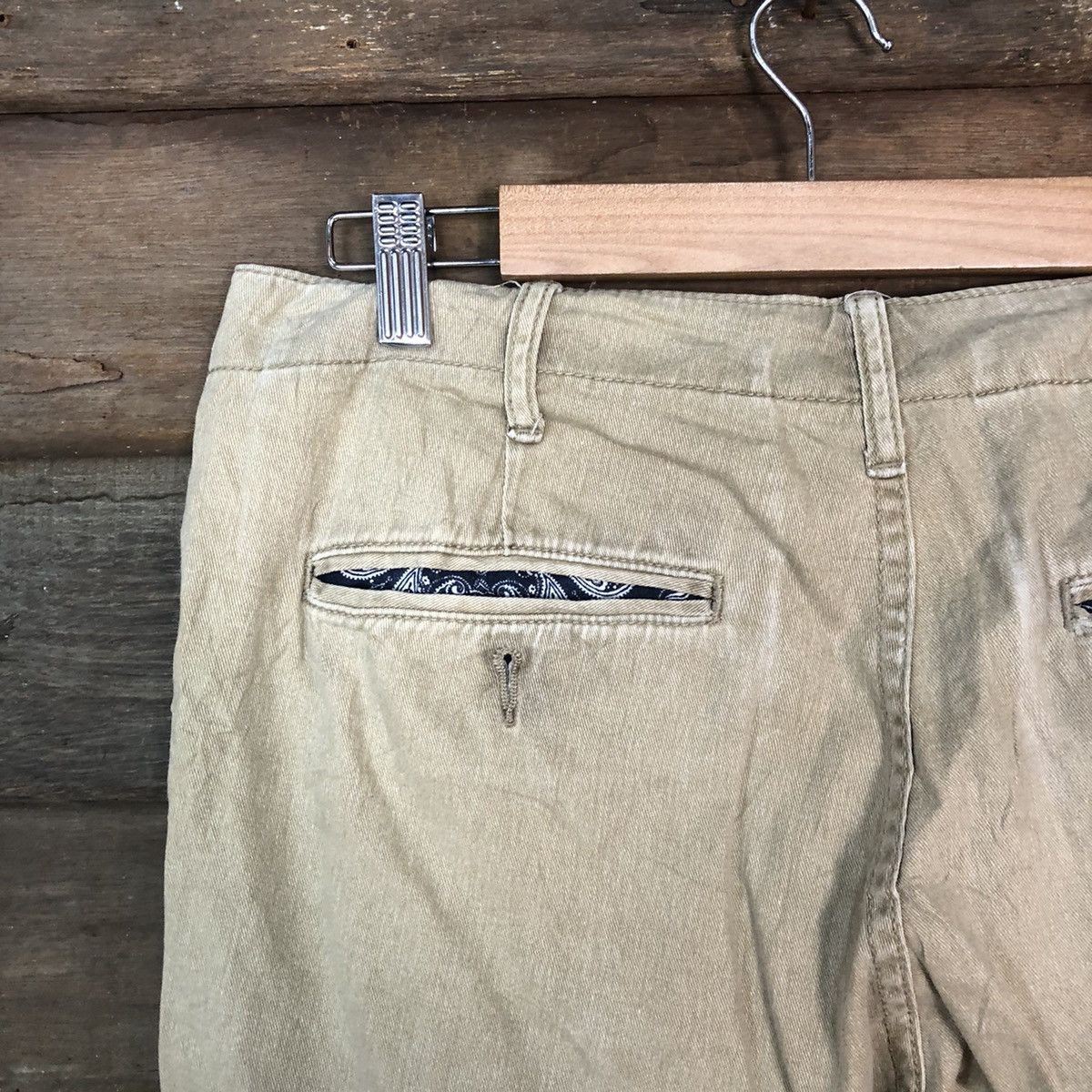 Beams Plus × Japanese Brand × Vintage Beams Plus Brown Cropped Pants #6914 Size US 32 / EU 48 - 11 Thumbnail
