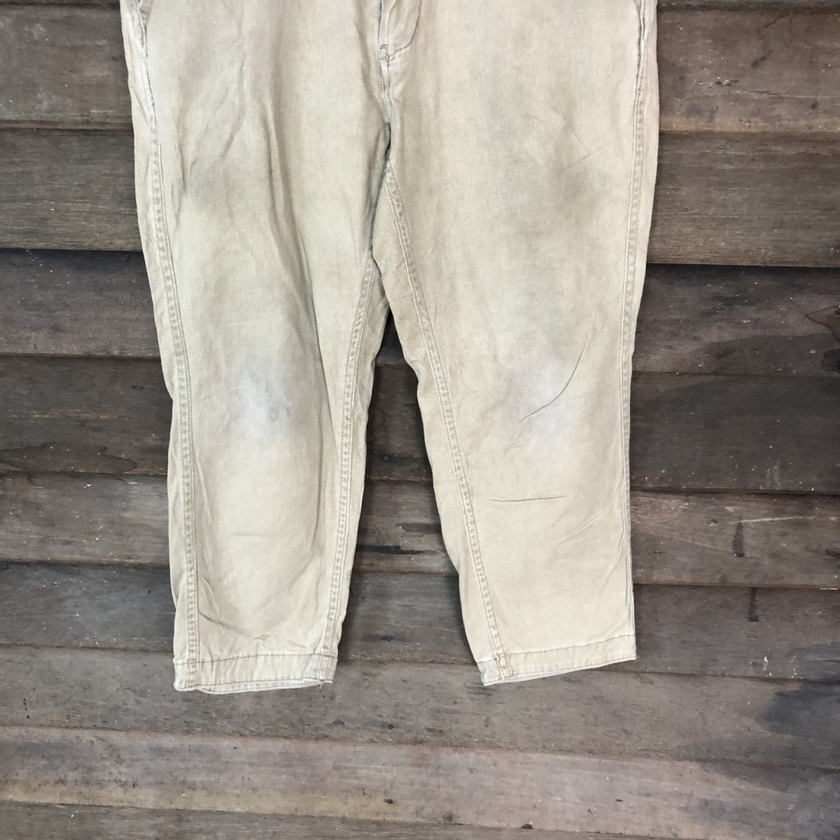 Beams Plus × Japanese Brand × Vintage Beams Plus Brown Cropped Pants #6914 Size US 32 / EU 48 - 3 Thumbnail
