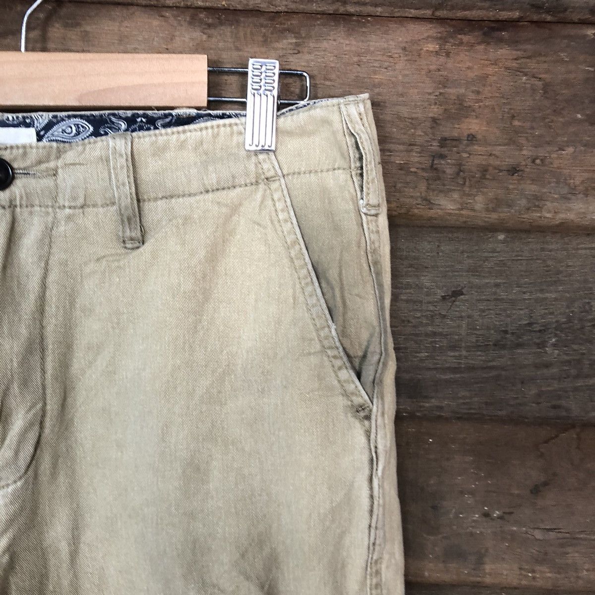 Beams Plus × Japanese Brand × Vintage Beams Plus Brown Cropped Pants #6914 Size US 32 / EU 48 - 5 Thumbnail