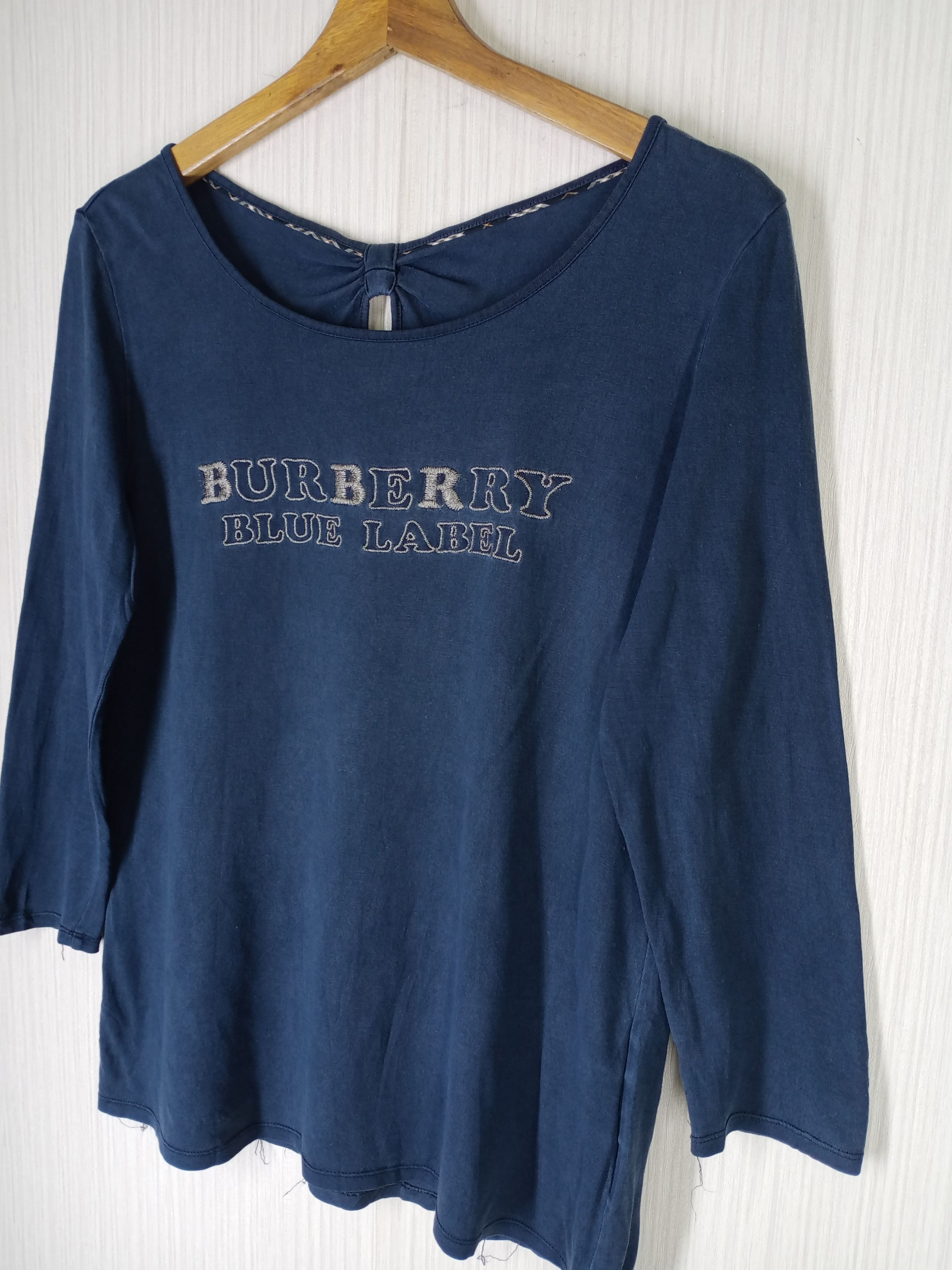 Burberry × Vintage Rare Vintage Burberry Blue Label Long Sleeve Size M / US 6-8 / IT 42-44 - 5 Thumbnail