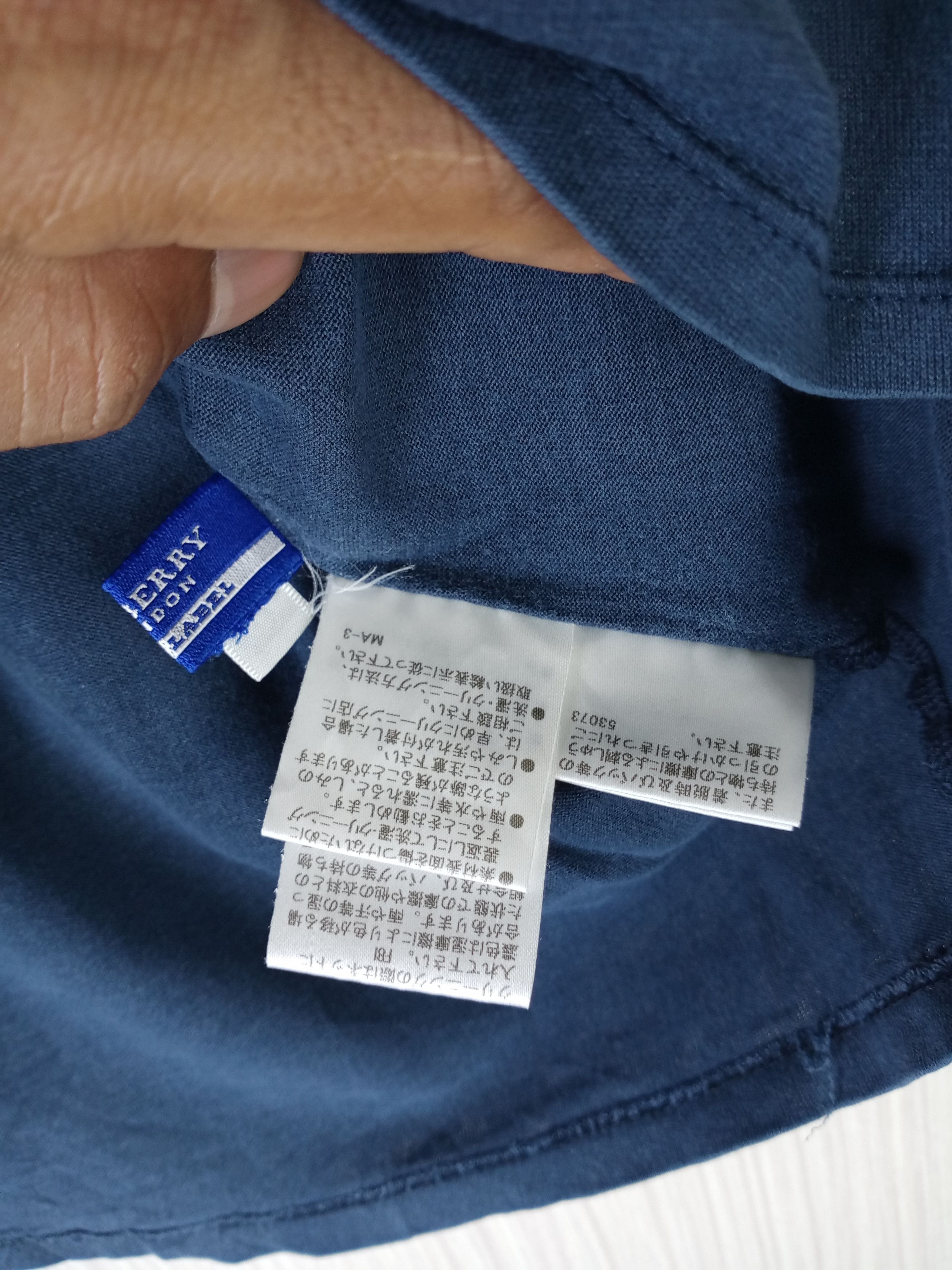 Burberry × Vintage Rare Vintage Burberry Blue Label Long Sleeve Size M / US 6-8 / IT 42-44 - 4 Thumbnail