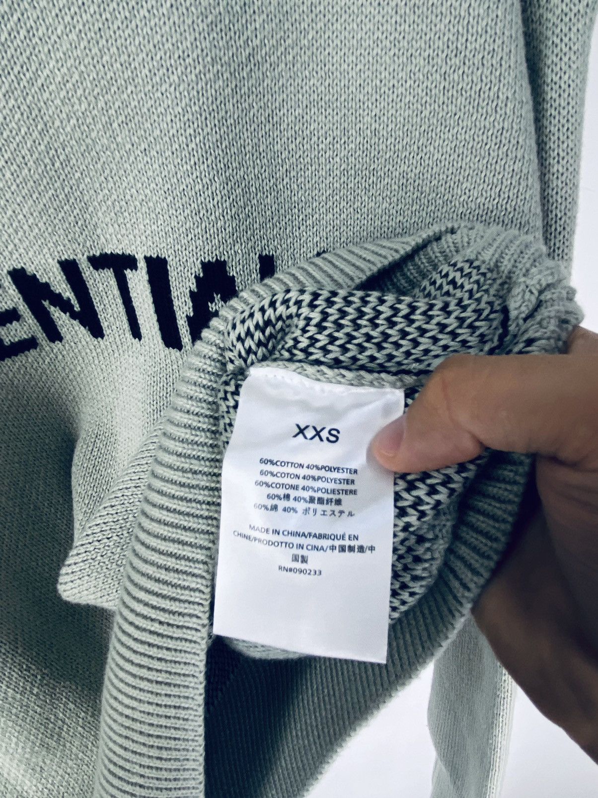 Essentials FOG ESSENTIALS KNIT SWEATER JUMPER Size US S / EU 44-46 / 1 - 6 Thumbnail
