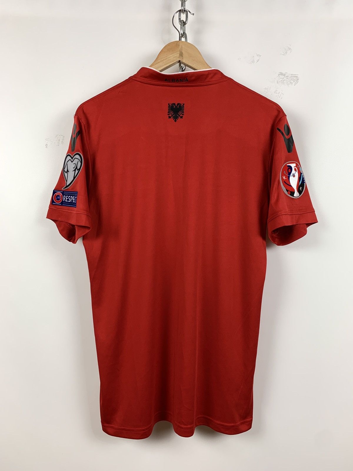 Other 2016 Macron Albania Euro Soccer Jersey Shirt Size US S / EU 44-46 / 1 - 2 Thumbnail