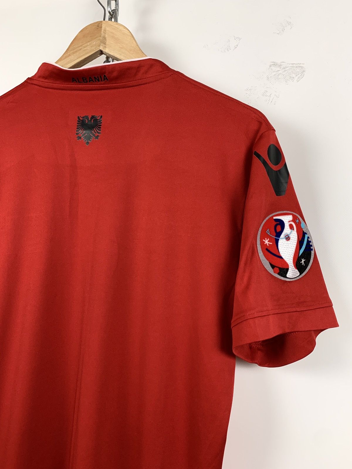 Other 2016 Macron Albania Euro Soccer Jersey Shirt Size US S / EU 44-46 / 1 - 11 Thumbnail