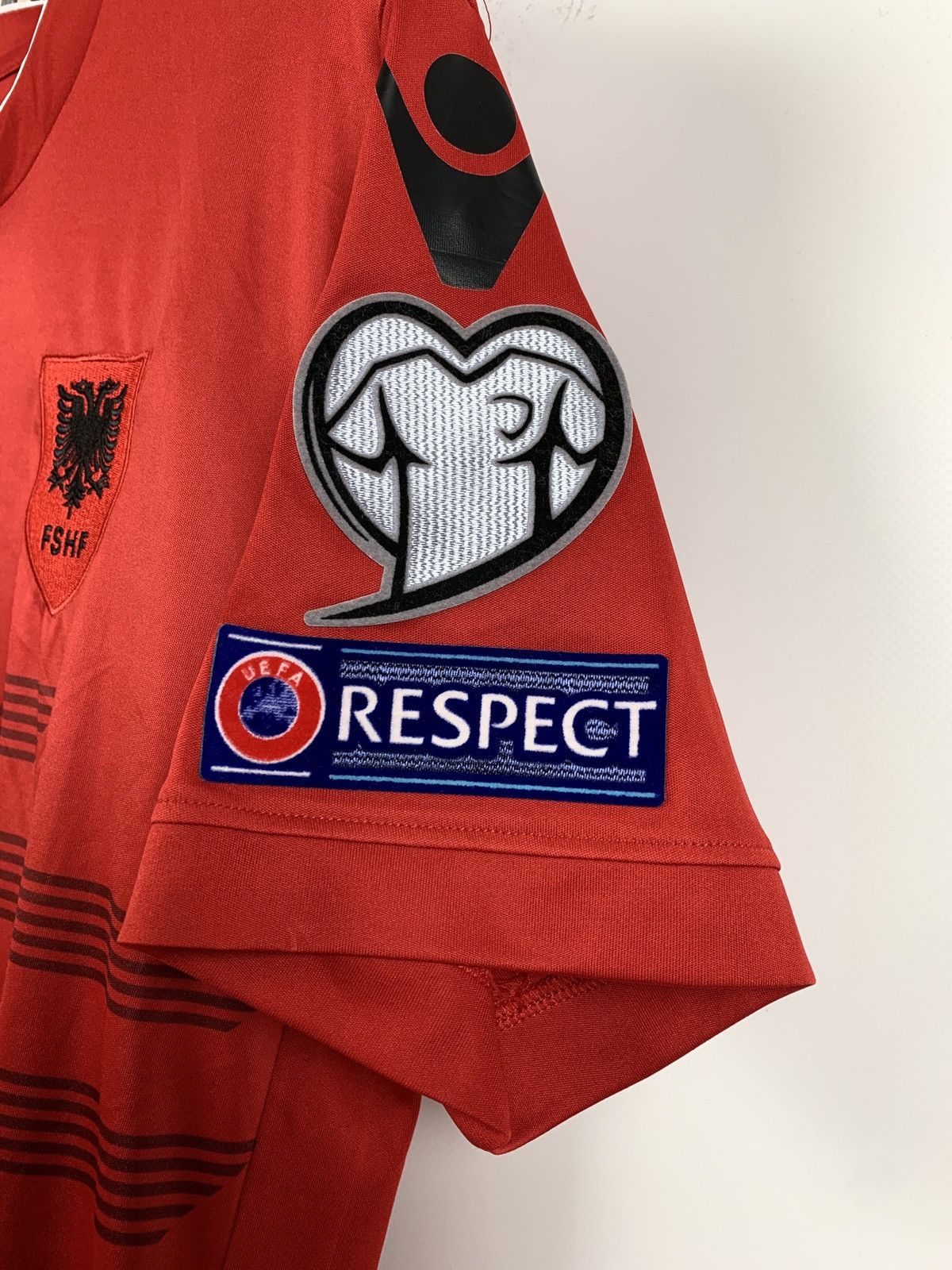 Other 2016 Macron Albania Euro Soccer Jersey Shirt Size US S / EU 44-46 / 1 - 5 Thumbnail