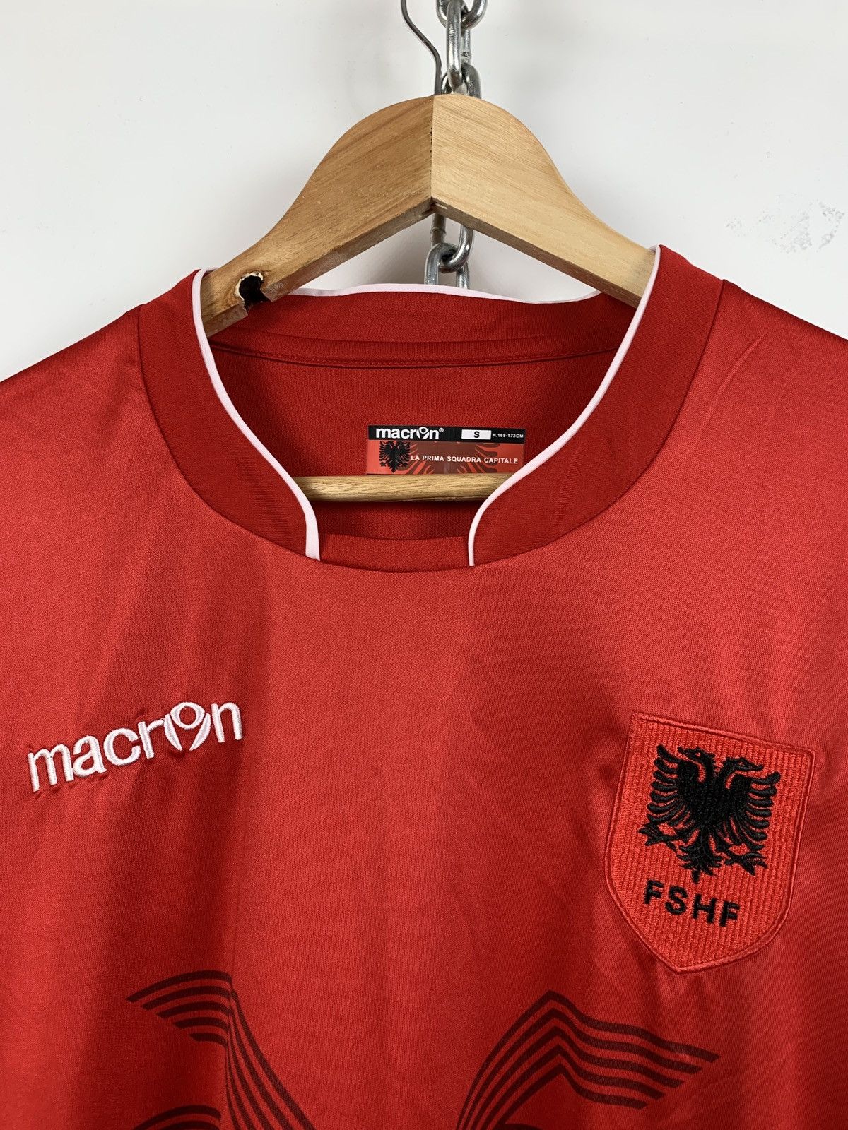 Other 2016 Macron Albania Euro Soccer Jersey Shirt Size US S / EU 44-46 / 1 - 8 Thumbnail