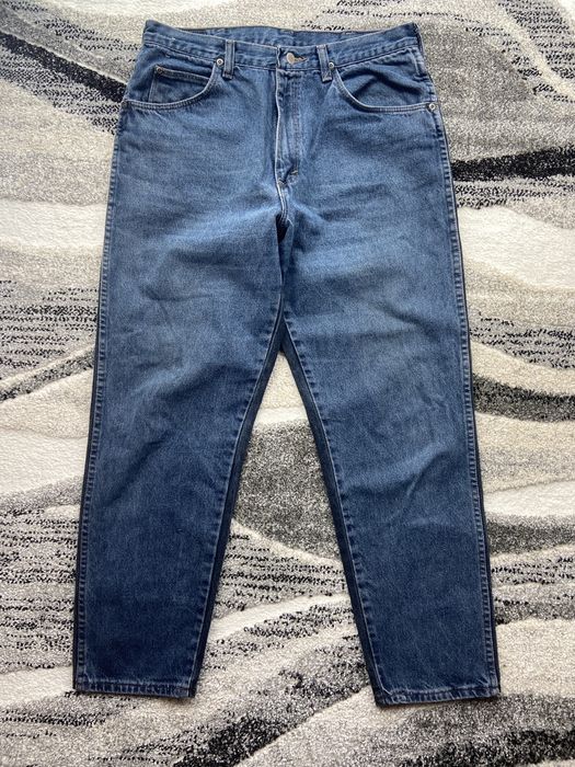 Vintage Vintage 90s two tone wrangler straight leg jeans | Grailed