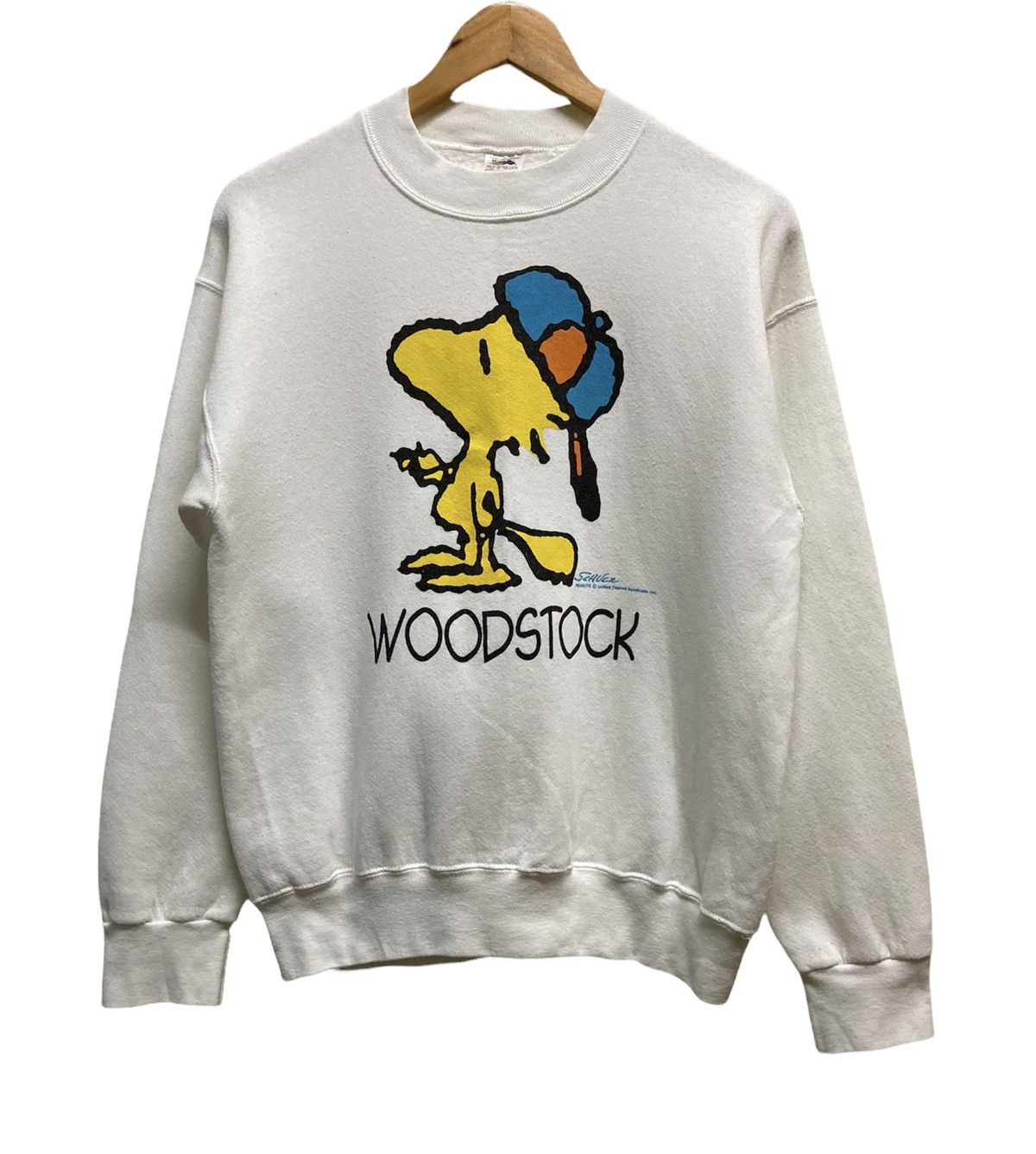 Fruit Of The Loom Vintage 90’s Peanuts Woodstock Crewneck Sweatshirt Size US M / EU 48-50 / 2 - 2 Thumbnail