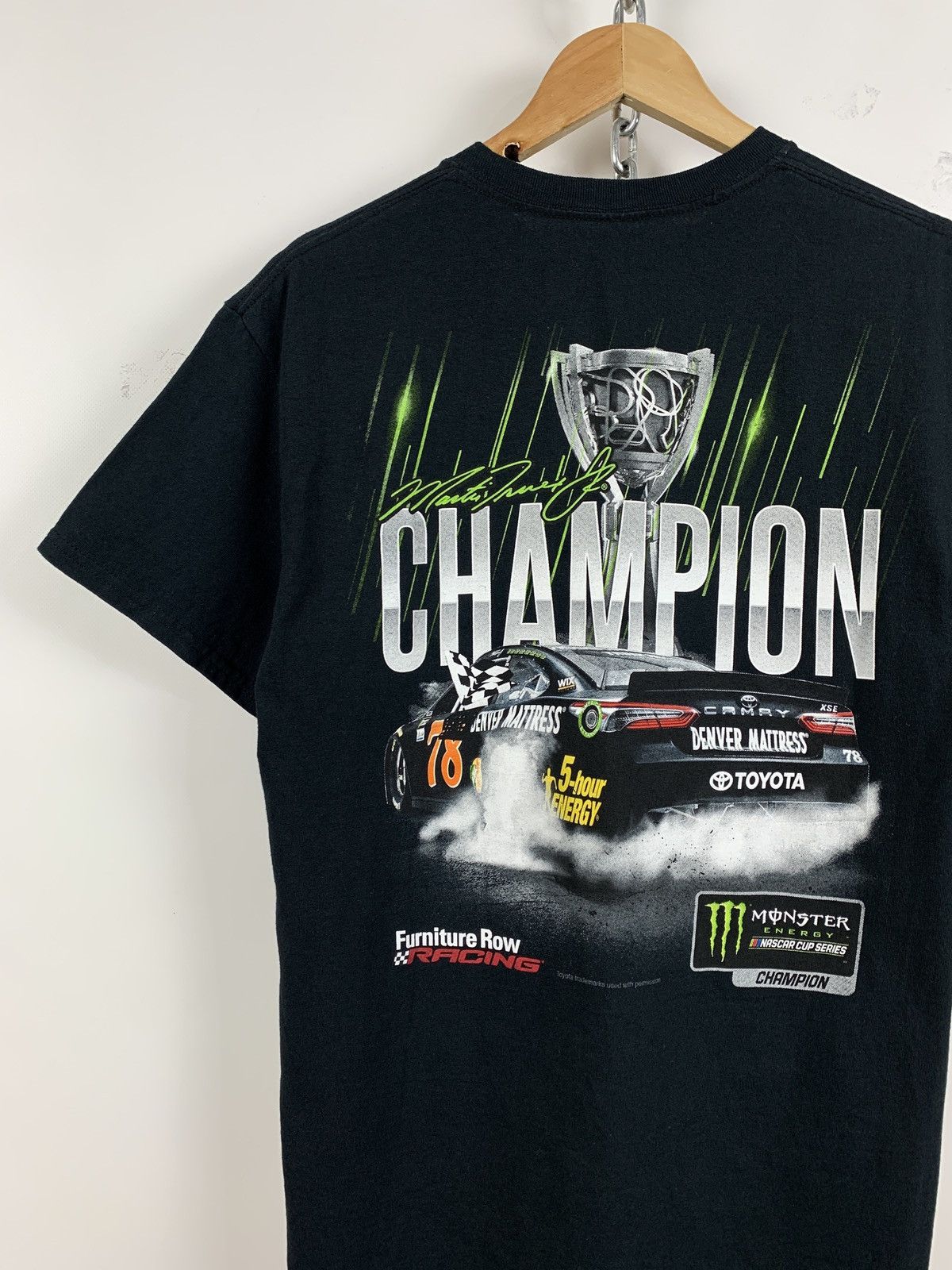 Bass Pro Shops Nascar Bass Pro Shops Martin Turex Toyota Camry Black Shirt Size US M / EU 48-50 / 2 - 3 Thumbnail
