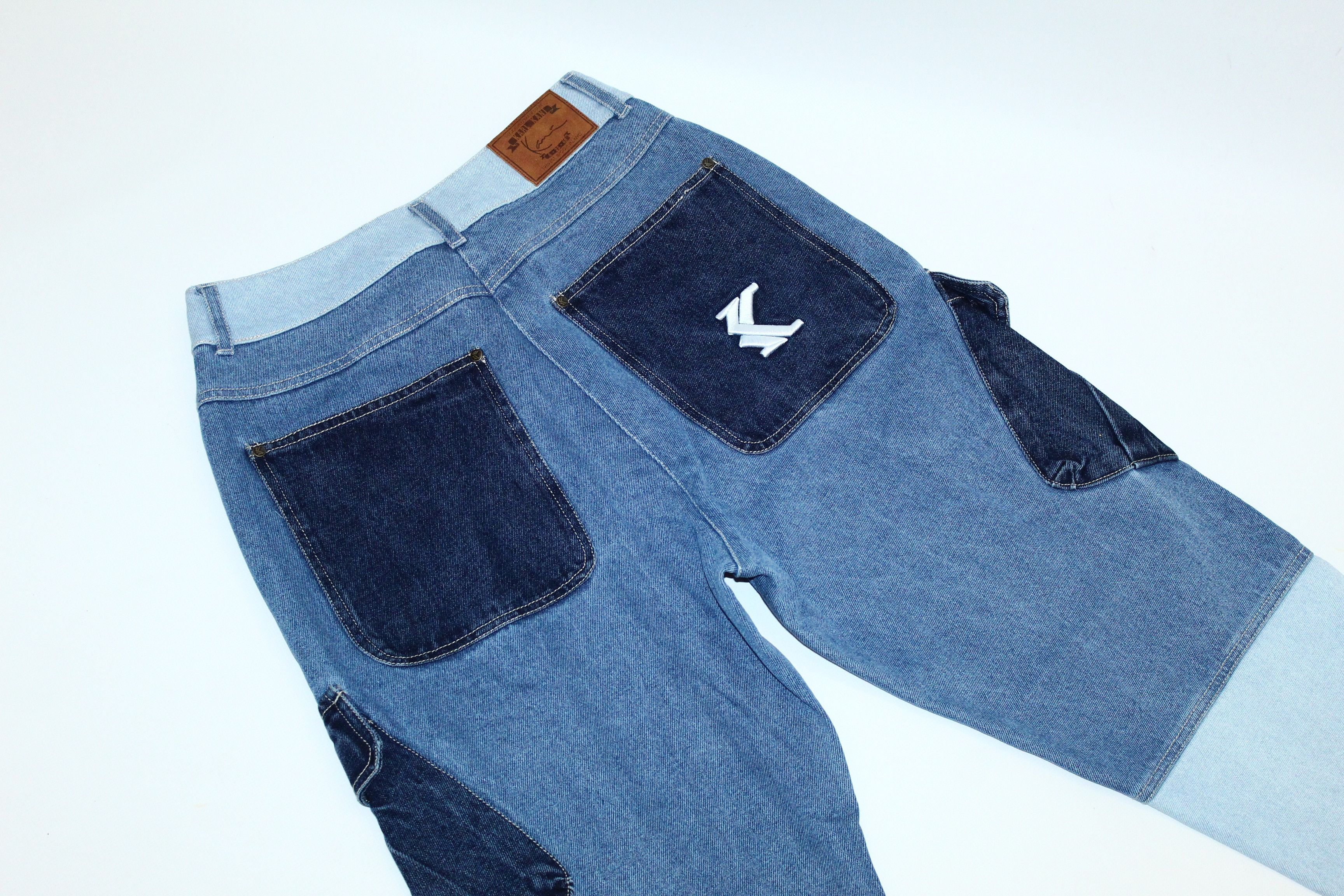 Karl Kani Karl Kani Block Cargo Denim Jogger Pants Size US 30 / EU 46 - 9 Thumbnail