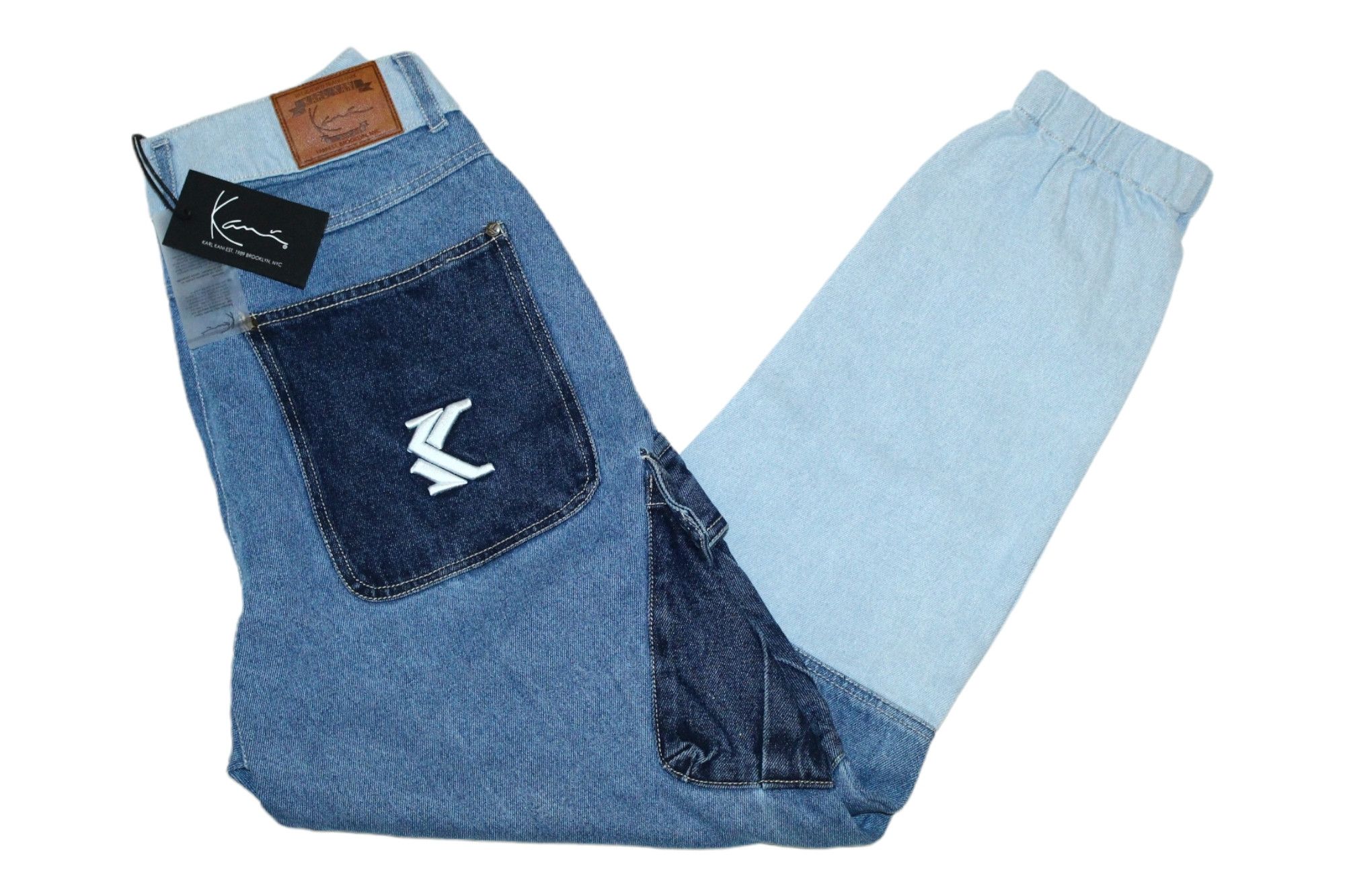 Karl Kani Block Cargo Denim Jogger Pants
