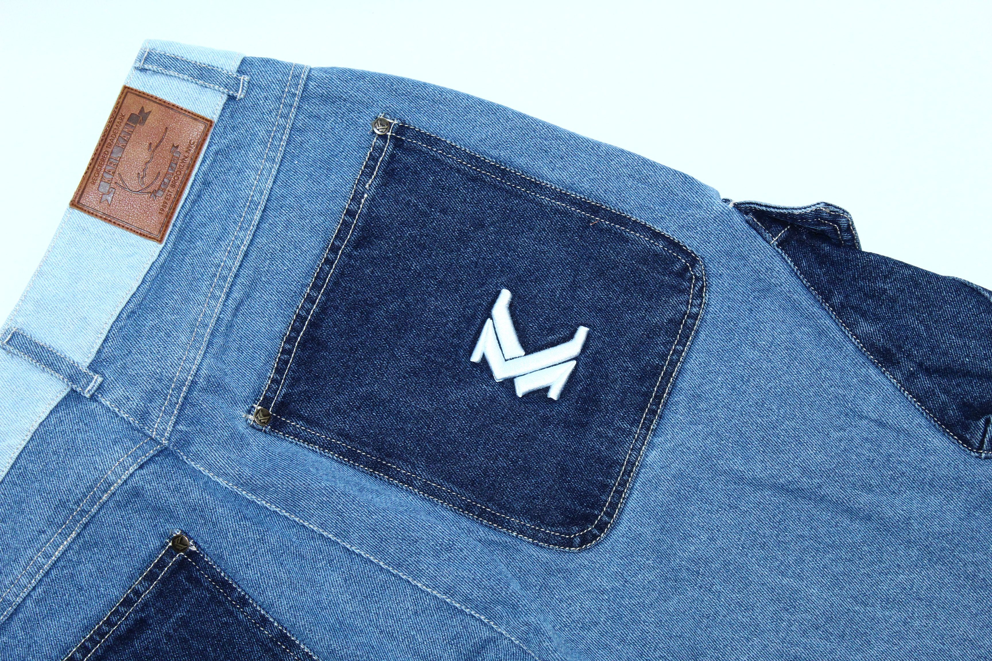 Karl Kani Karl Kani Block Cargo Denim Jogger Pants Size US 30 / EU 46 - 10 Thumbnail
