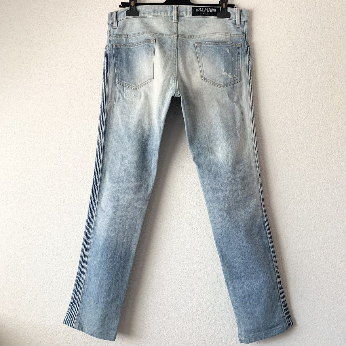 Balmain Balmain distressed patched jeans size 32 Size US 32 / EU 48 - 16 Thumbnail