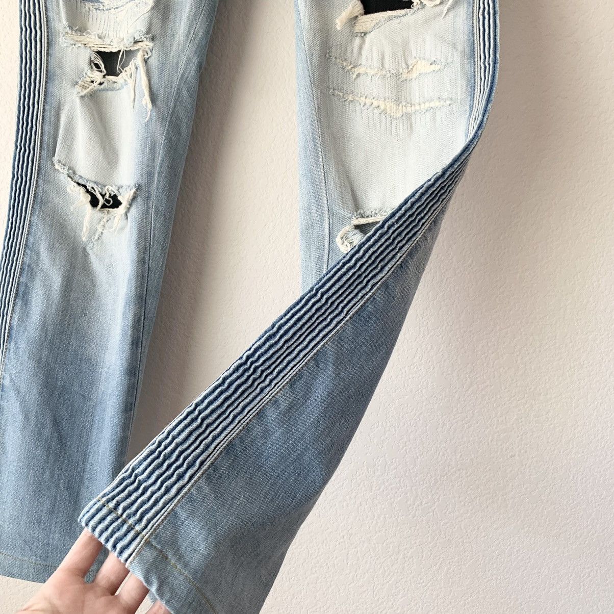 Balmain Balmain distressed patched jeans size 32 Size US 32 / EU 48 - 7 Thumbnail