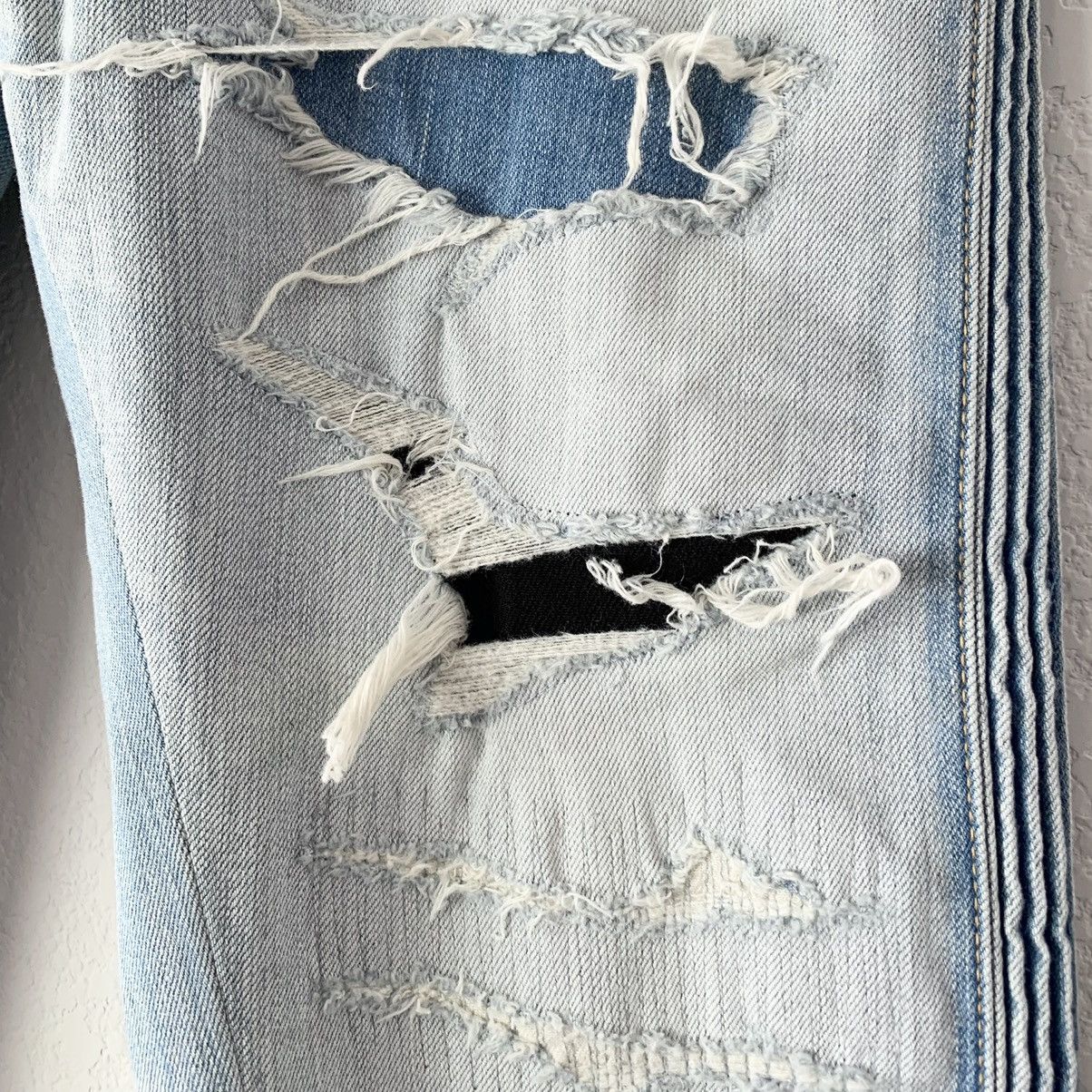Balmain Balmain distressed patched jeans size 32 Size US 32 / EU 48 - 5 Thumbnail