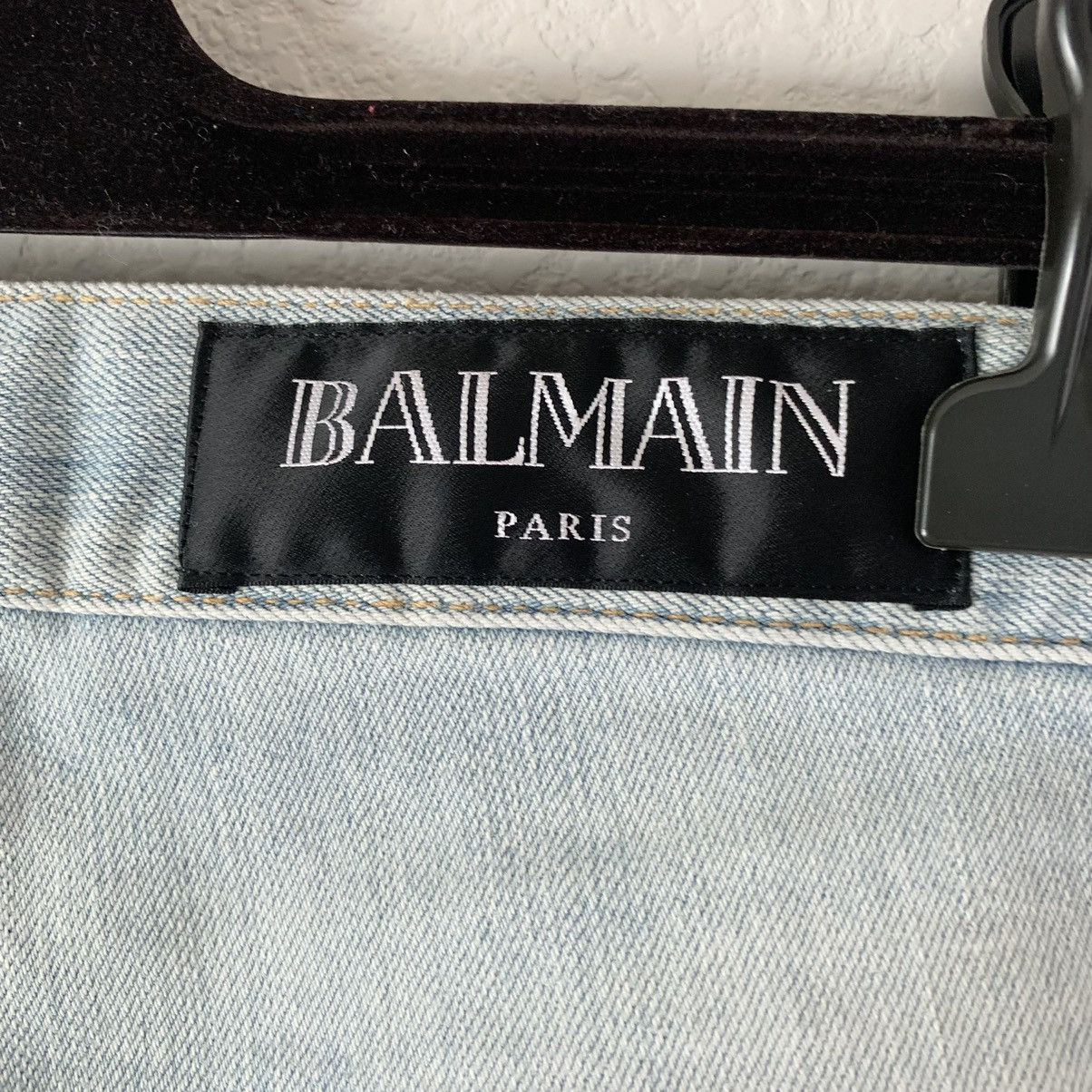 Balmain Balmain distressed patched jeans size 32 Size US 32 / EU 48 - 4 Thumbnail