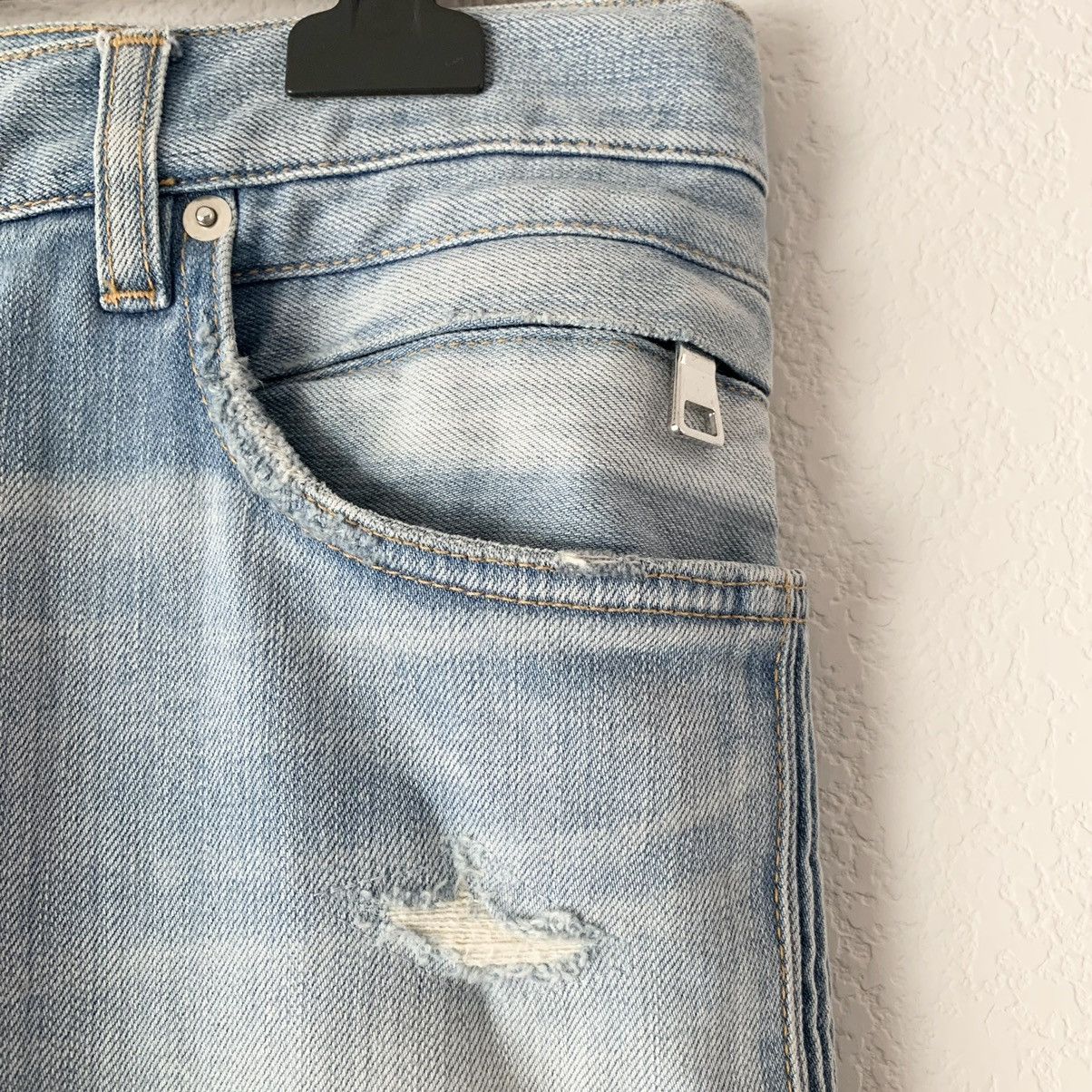 Balmain Balmain distressed patched jeans size 32 Size US 32 / EU 48 - 8 Thumbnail