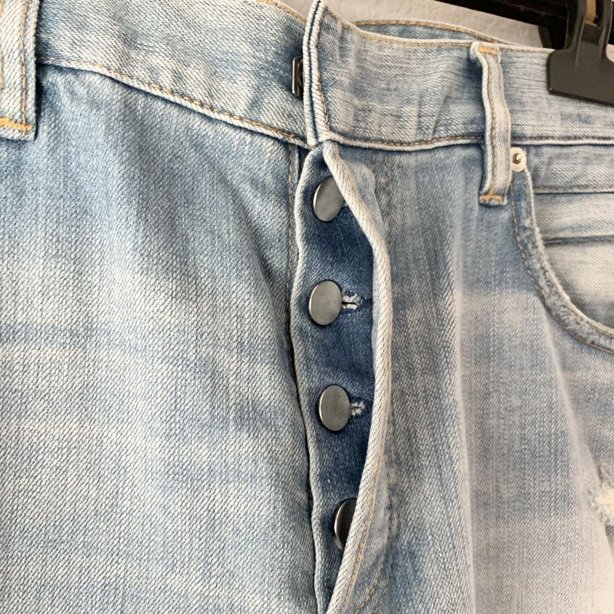 Balmain Balmain distressed patched jeans size 32 Size US 32 / EU 48 - 10 Thumbnail