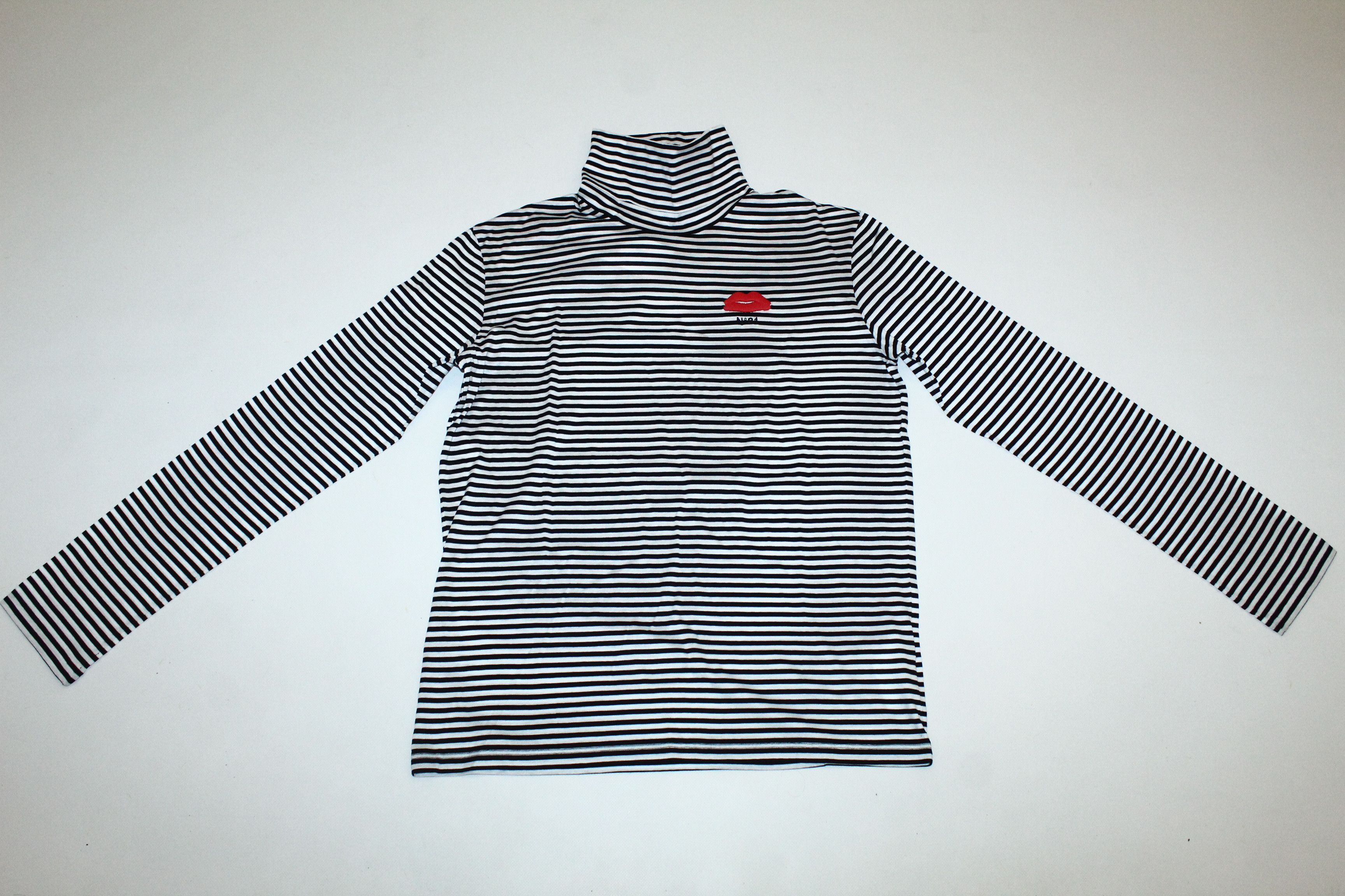 N21 N°21 Lips Logo Roll neck L/S. Jean Paul Gaultier Style Size US L / EU 52-54 / 3 - 2 Thumbnail