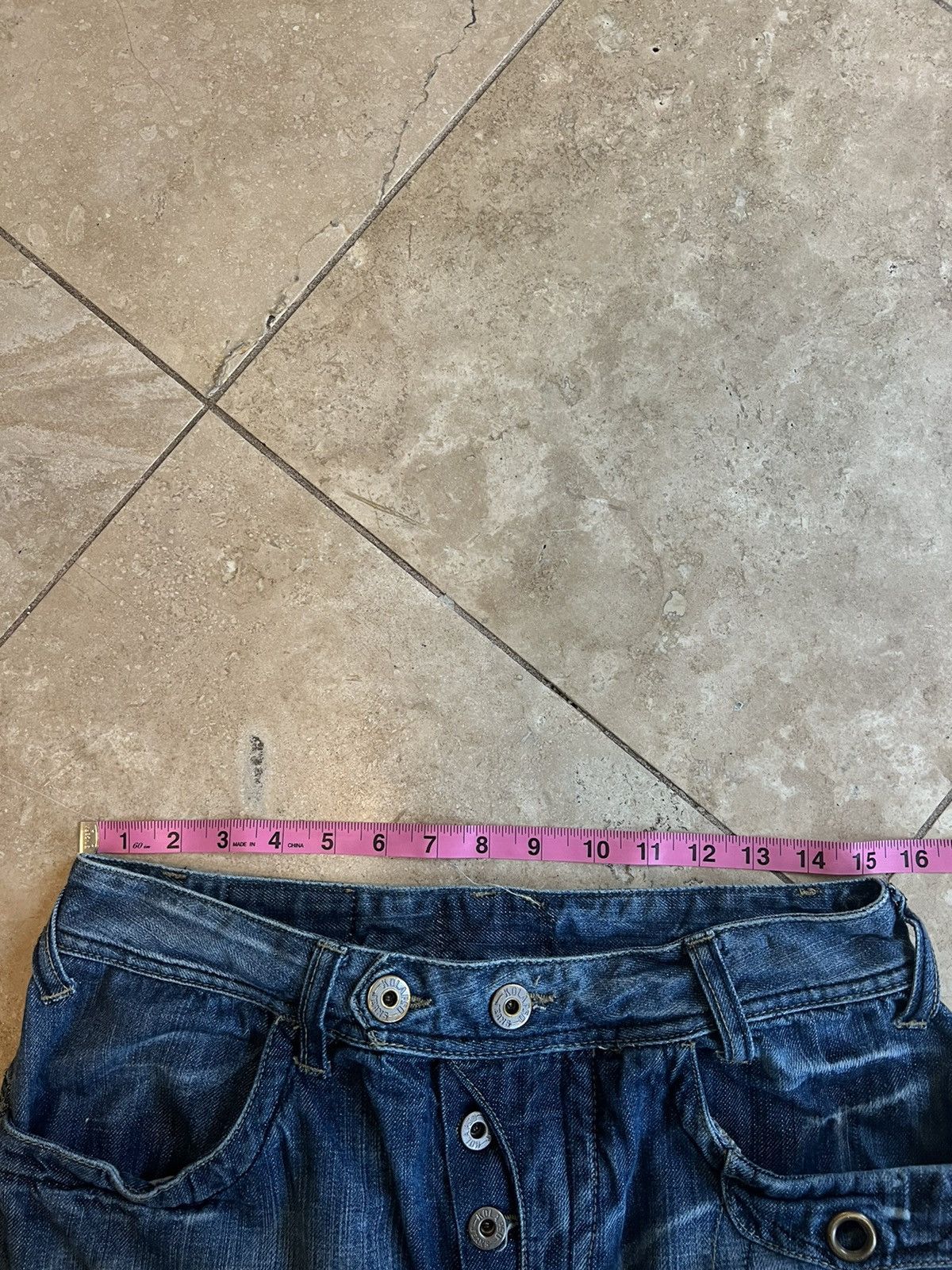 Japanese Brand × Vintage Vintage Japanese double knee flare denim jeans Size US 30 / EU 46 - 8 Thumbnail