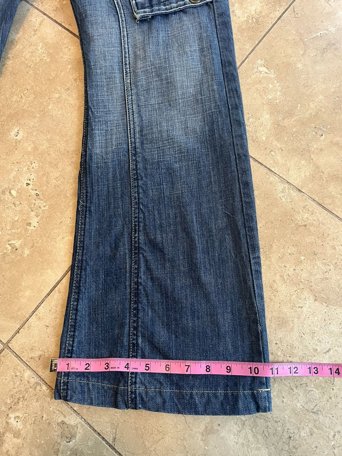 Japanese Brand × Vintage Vintage Japanese double knee flare denim jeans Size US 30 / EU 46 - 10 Thumbnail
