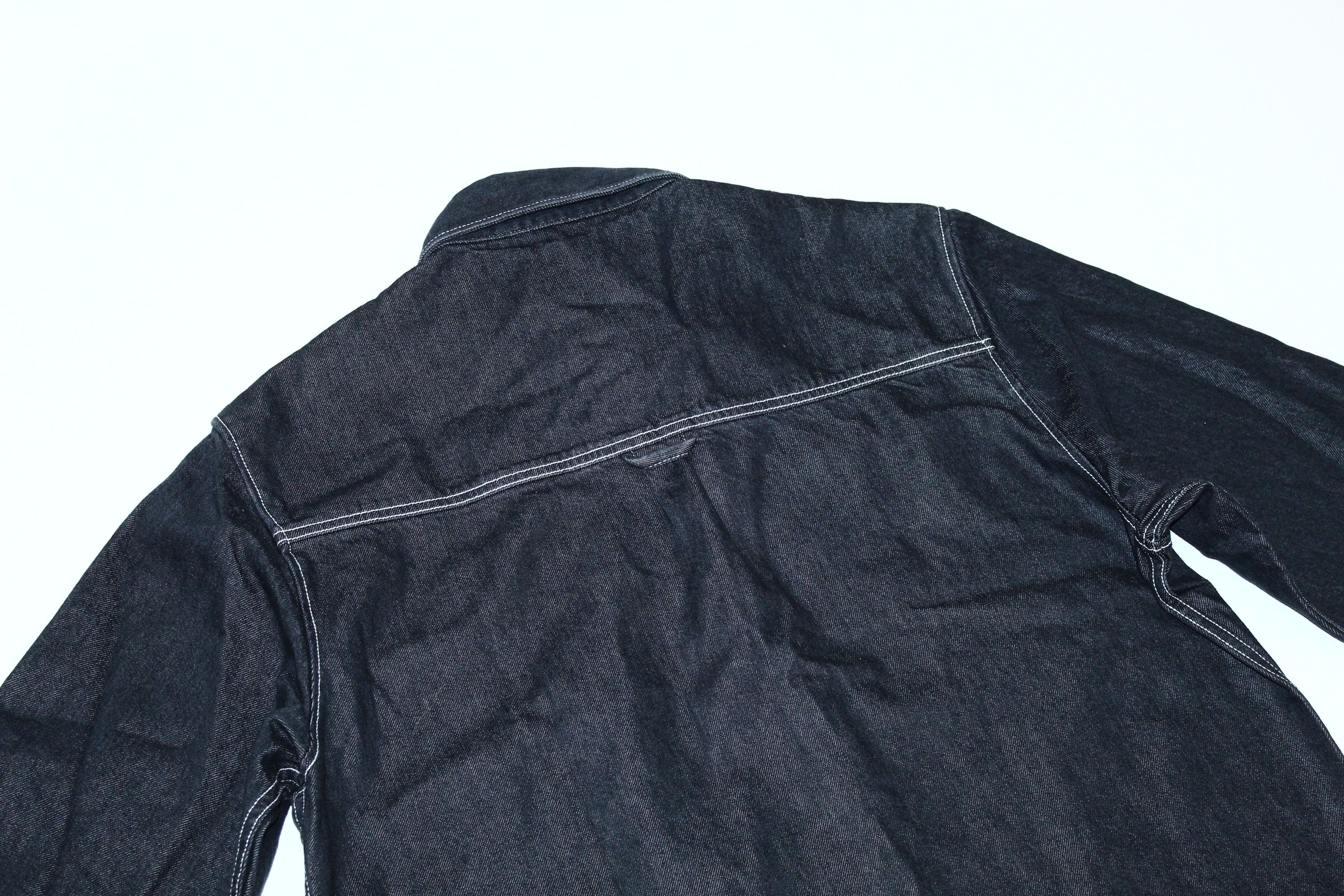 Edwin Edwin Ranell Cotton Lyocell Raw Denim Baggy Overshirt. Size US M / EU 48-50 / 2 - 9 Thumbnail