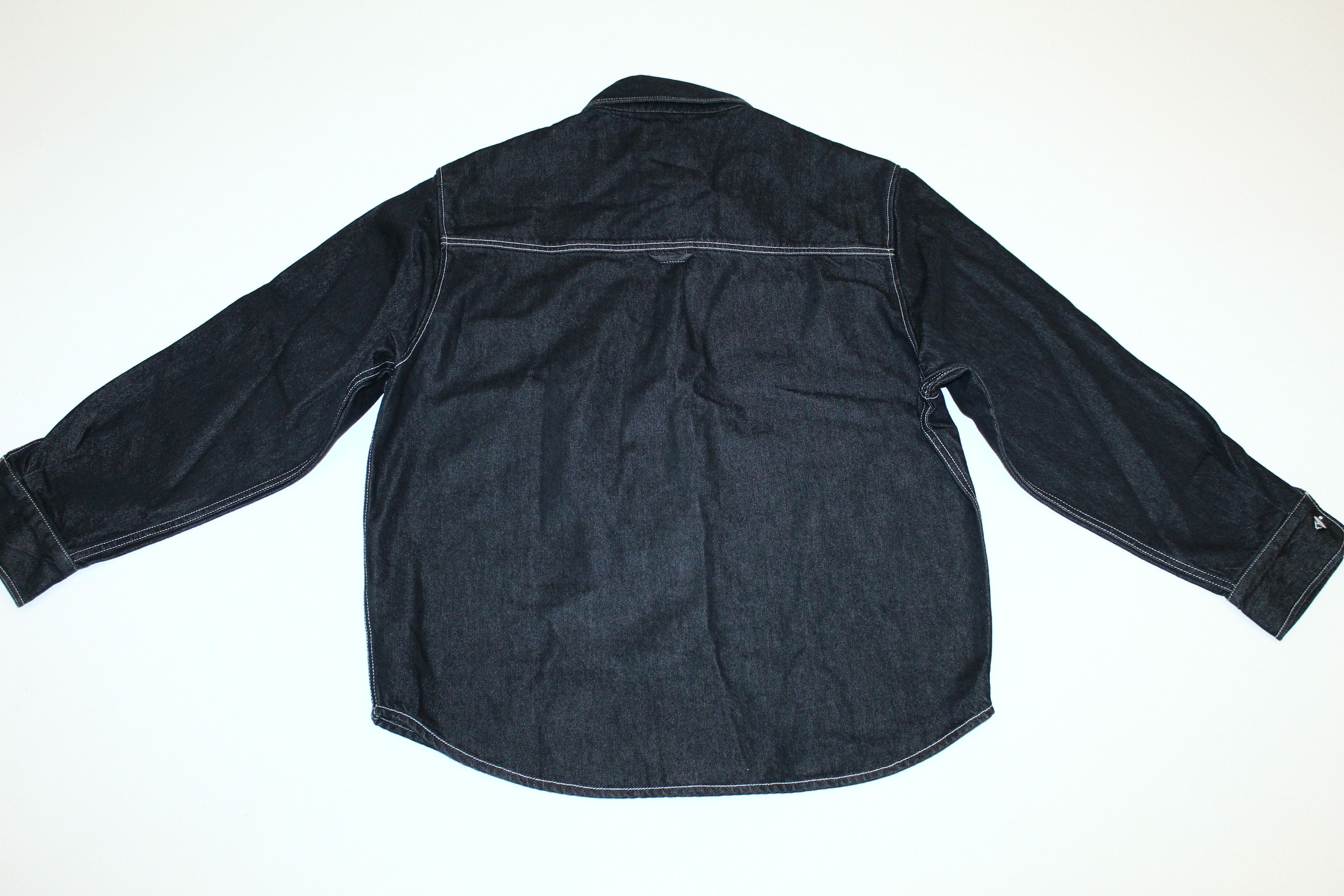 Edwin Edwin Ranell Cotton Lyocell Raw Denim Baggy Overshirt. Size US M / EU 48-50 / 2 - 8 Thumbnail