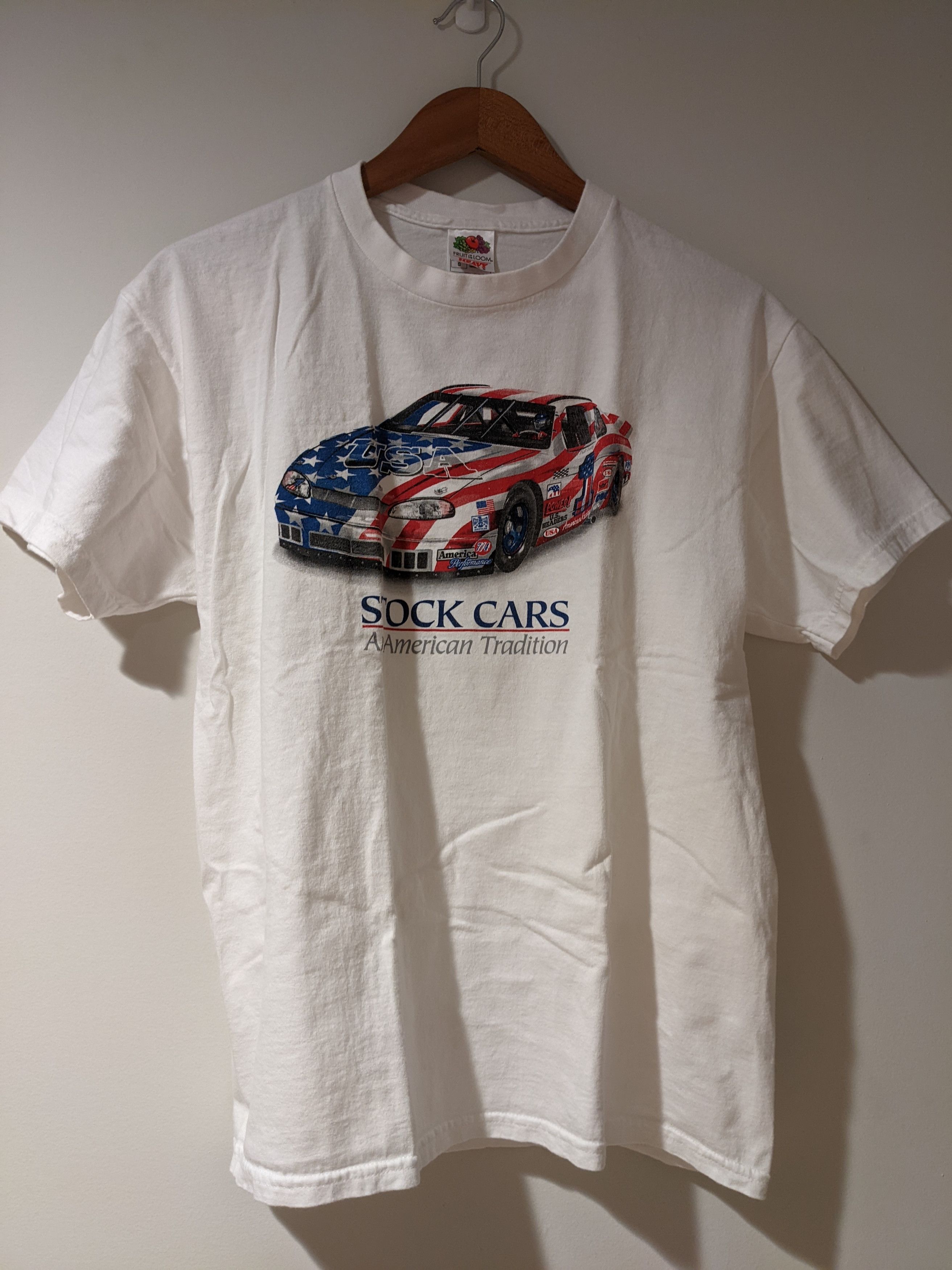 NASCAR Vintage Nascar Stock Cars An American Tradition T-Shirt Size US L / EU 52-54 / 3 - 1 Thumbnail