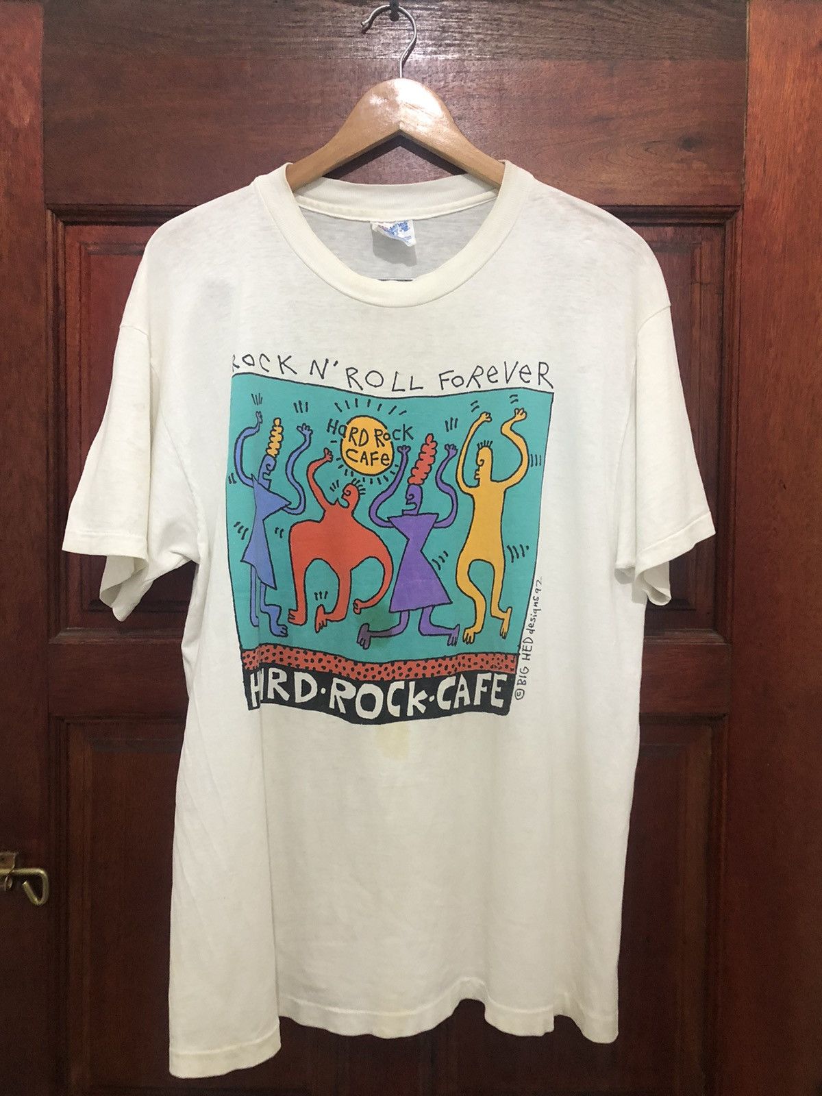 Vintage Big Hed 1992 Hard Rock Cafe Rock N’ Roll Forever