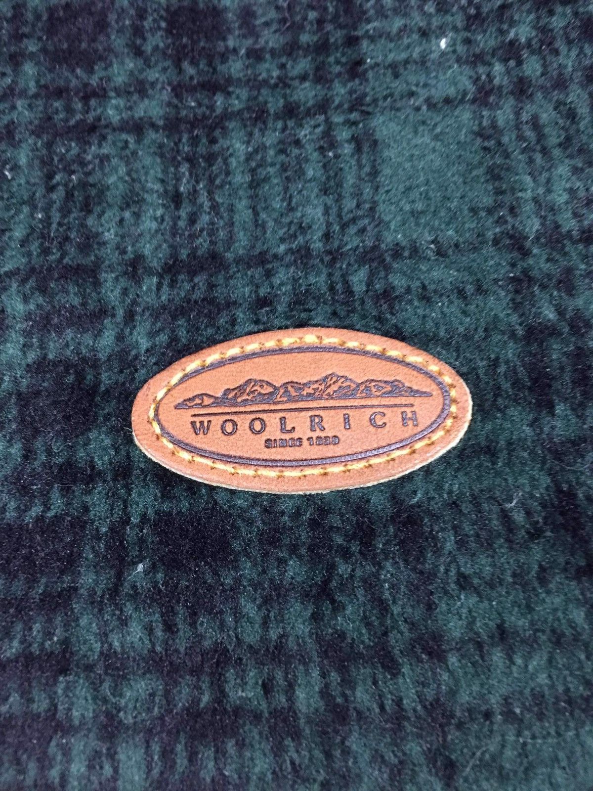 Vintage Vintage Woolrich Plaid Fleece Jacket Size US L / EU 52-54 / 3 - 3 Thumbnail