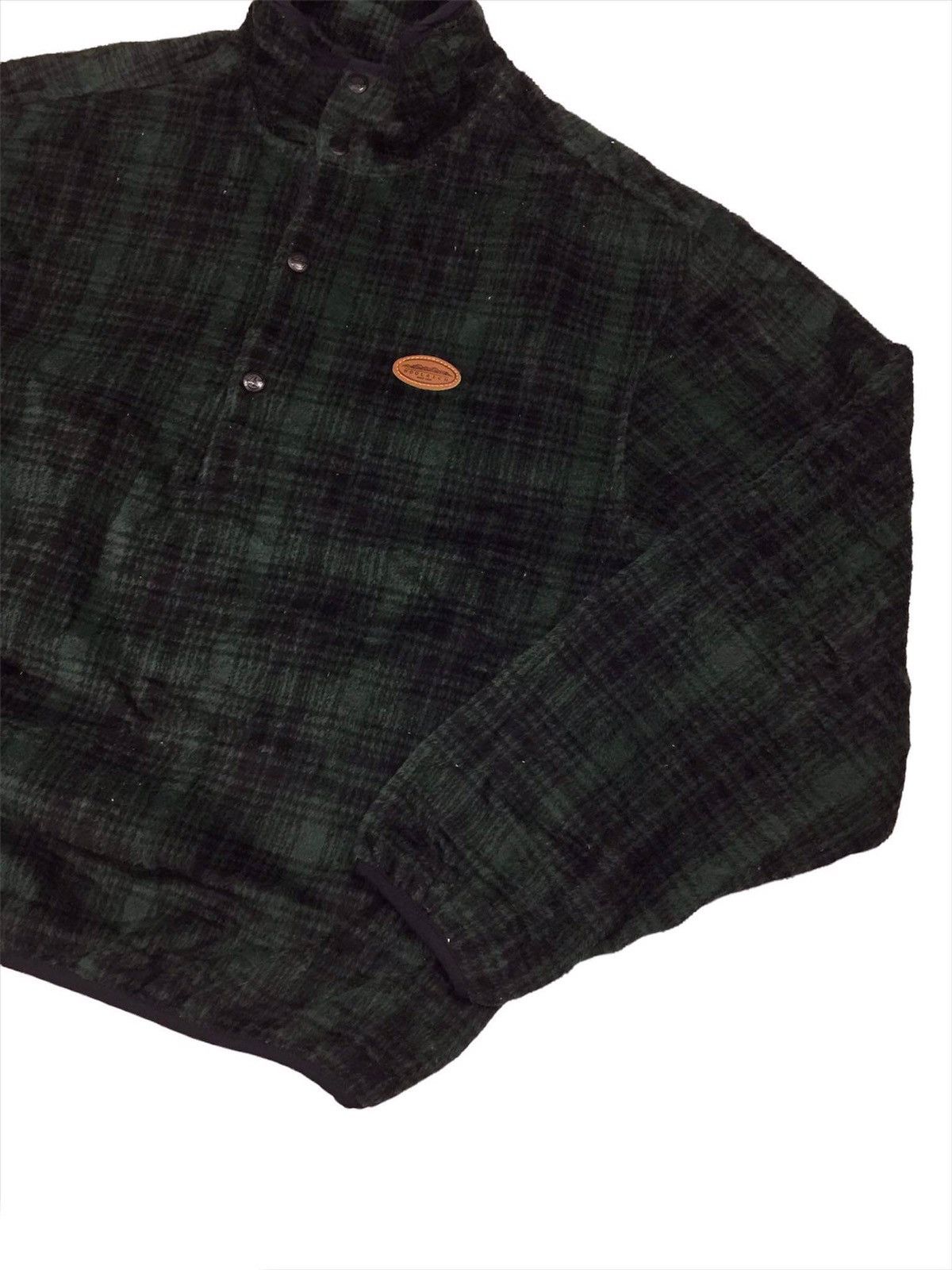Vintage Vintage Woolrich Plaid Fleece Jacket Size US L / EU 52-54 / 3 - 4 Thumbnail