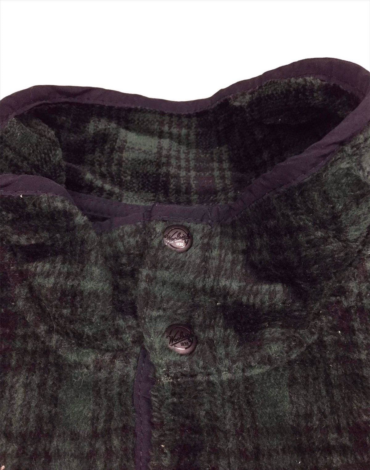 Vintage Vintage Woolrich Plaid Fleece Jacket Size US L / EU 52-54 / 3 - 6 Thumbnail