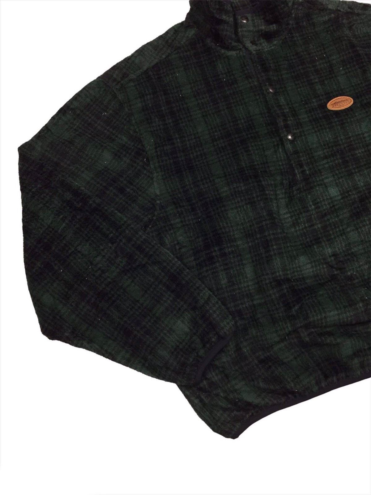 Vintage Vintage Woolrich Plaid Fleece Jacket Size US L / EU 52-54 / 3 - 5 Thumbnail