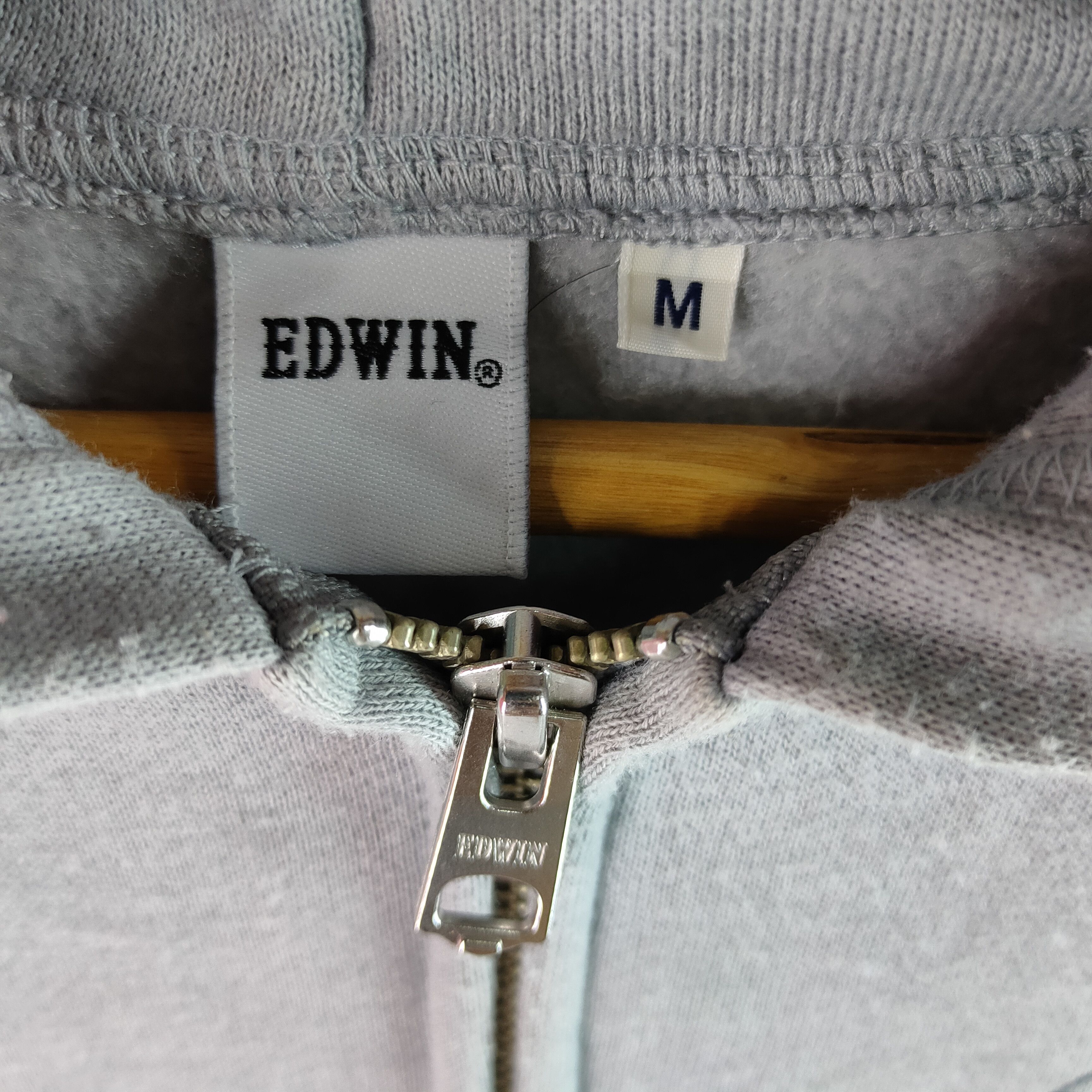 Edwin EDWIN Embroidery Spellout Full Zipper Hoodie Sweatshirt Size US M / EU 48-50 / 2 - 5 Thumbnail