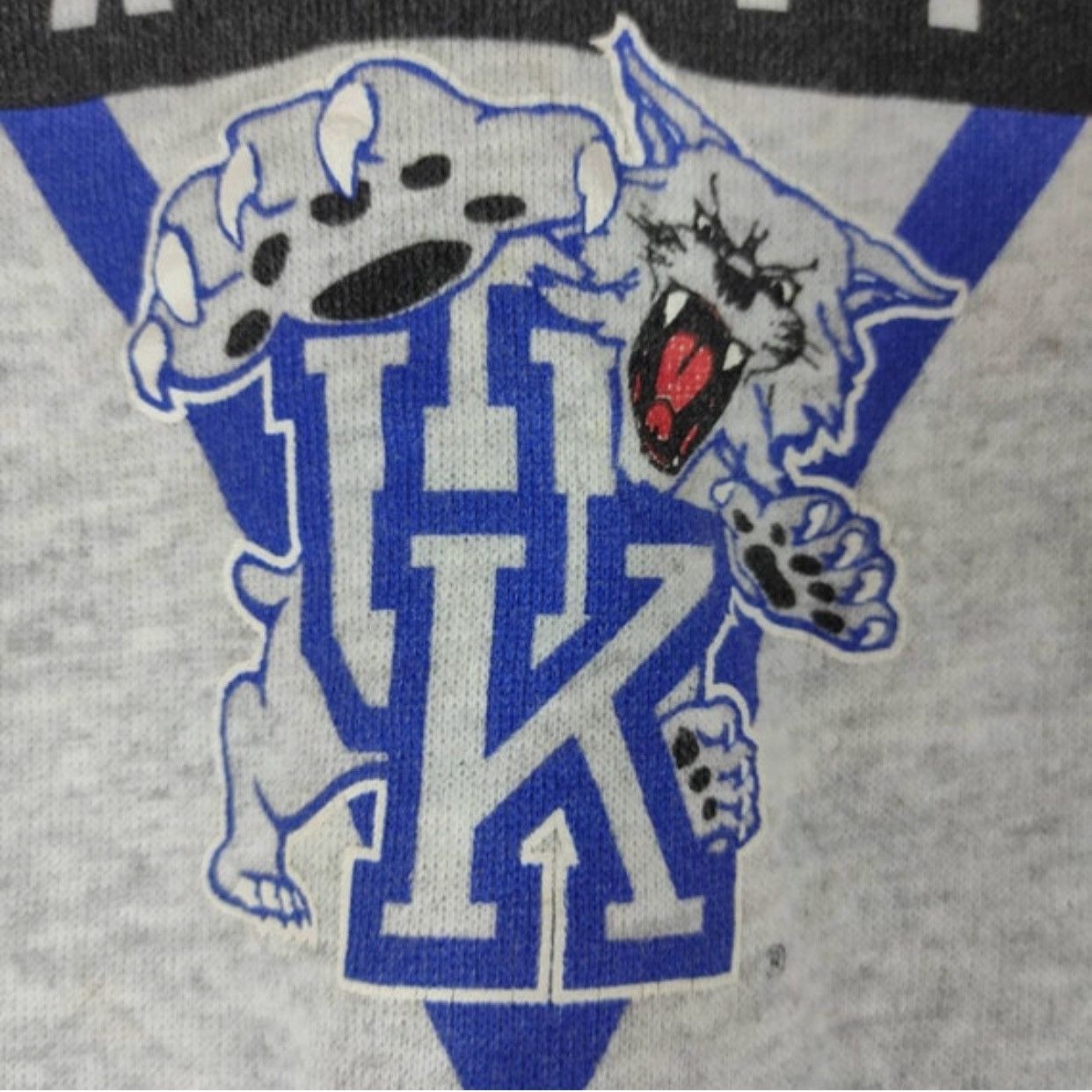 MLB Vintage 90s MLB KENTUCKY WILDCATS Big Logo Sweatshirt Hanes Size US M / EU 48-50 / 2 - 3 Thumbnail