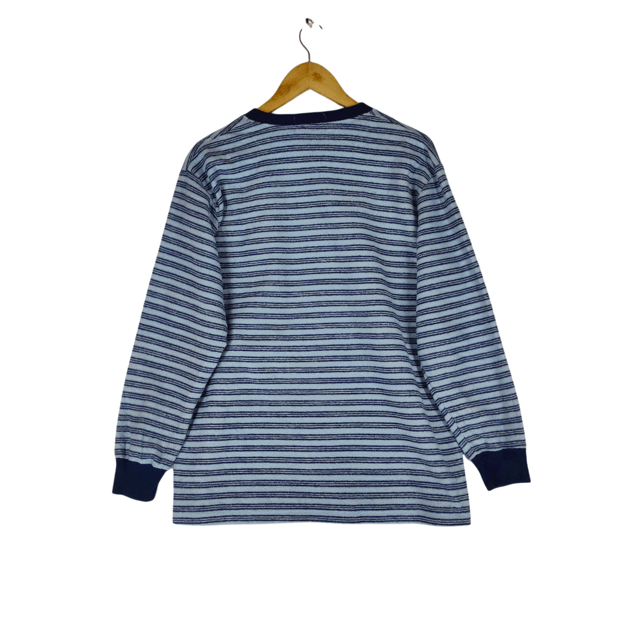 Japanese Brand Vintage YSACCS SACCSNY YOHJI YAMAMOTO Sweatshirt Stripe Size US L / EU 52-54 / 3 - 2 Thumbnail
