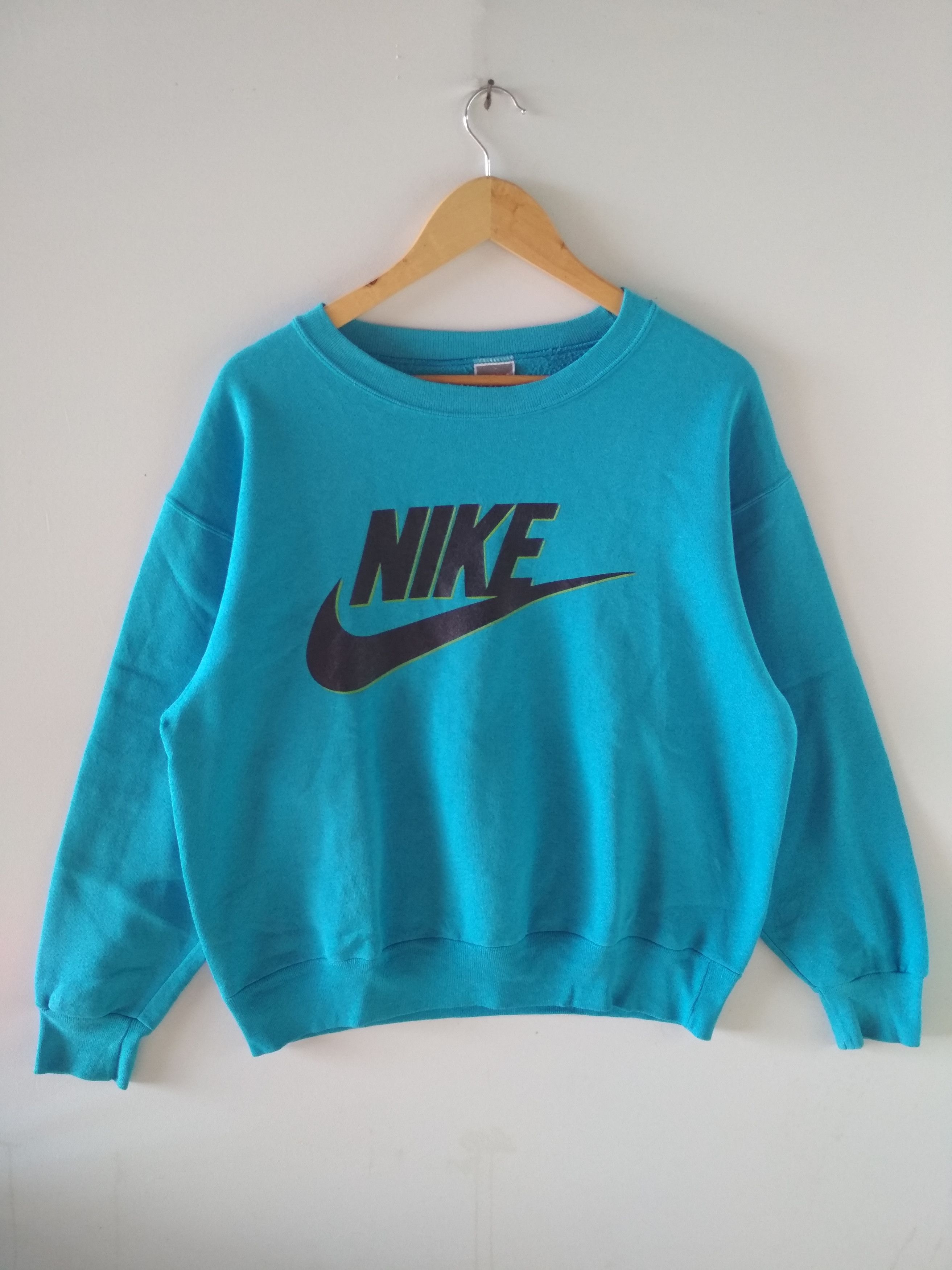 Nike NIKE VINTAGE 90s MADE IN USA BIG LOGO SWOOSH SWESTSHIRT Size US L / EU 52-54 / 3 - 1 Thumbnail