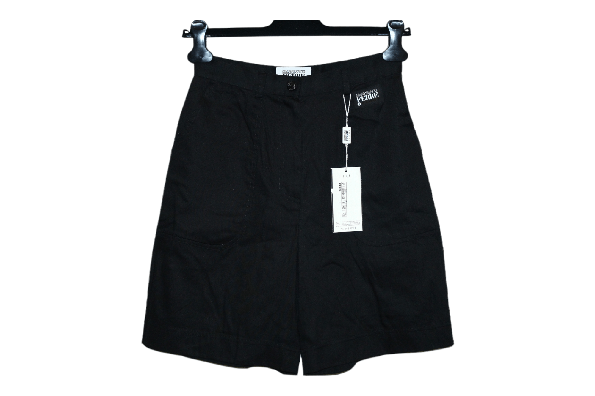 Gianfranco Ferre Gianfranco Ferre Studio Poplin Cotton Bermuda Shorts Size US 28 / EU 44 - 1 Thumbnail