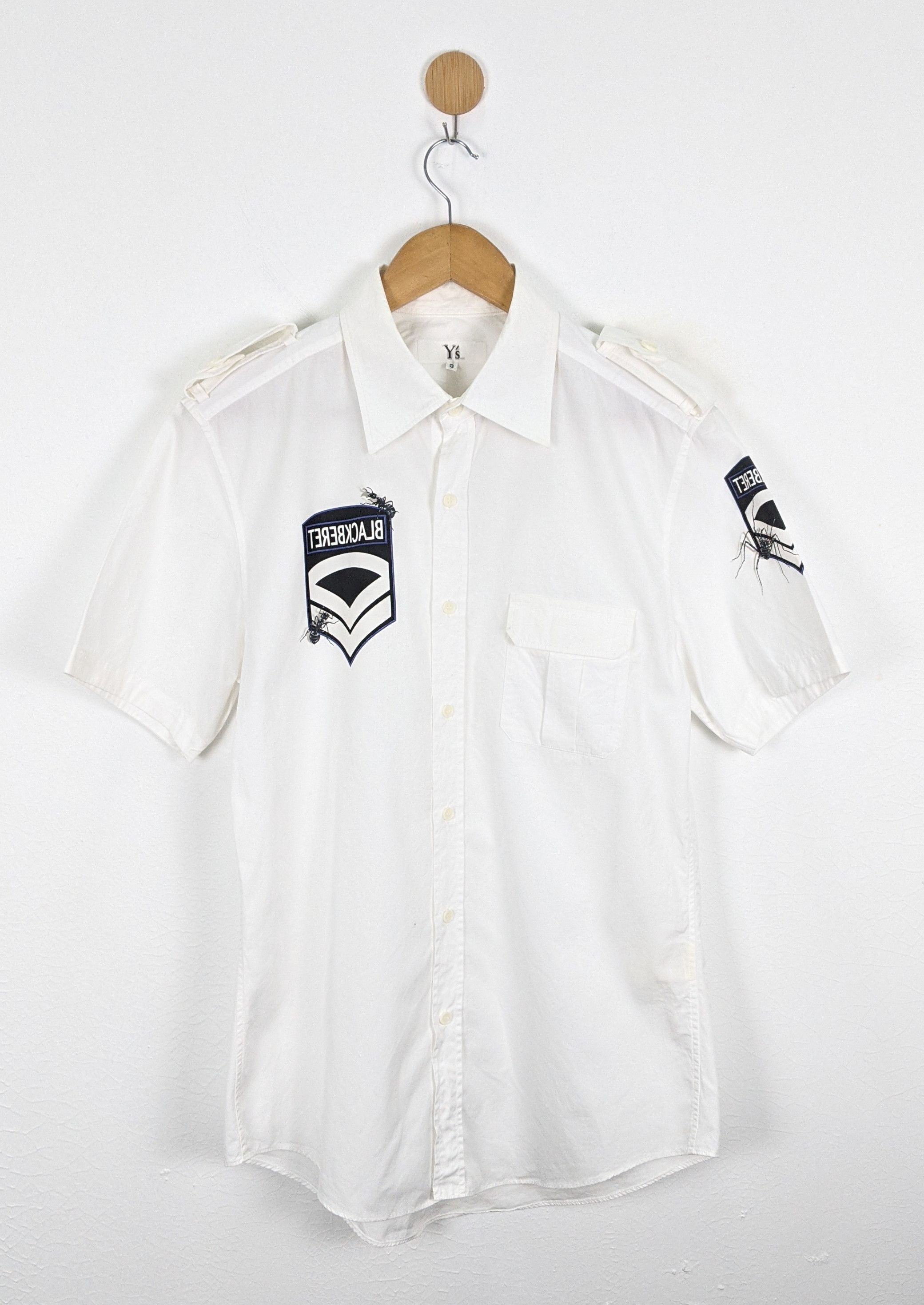Yohji Yamamoto Y's for men Yohji Yamamoto Blackberet military shirt Size US L / EU 52-54 / 3 - 1 Thumbnail