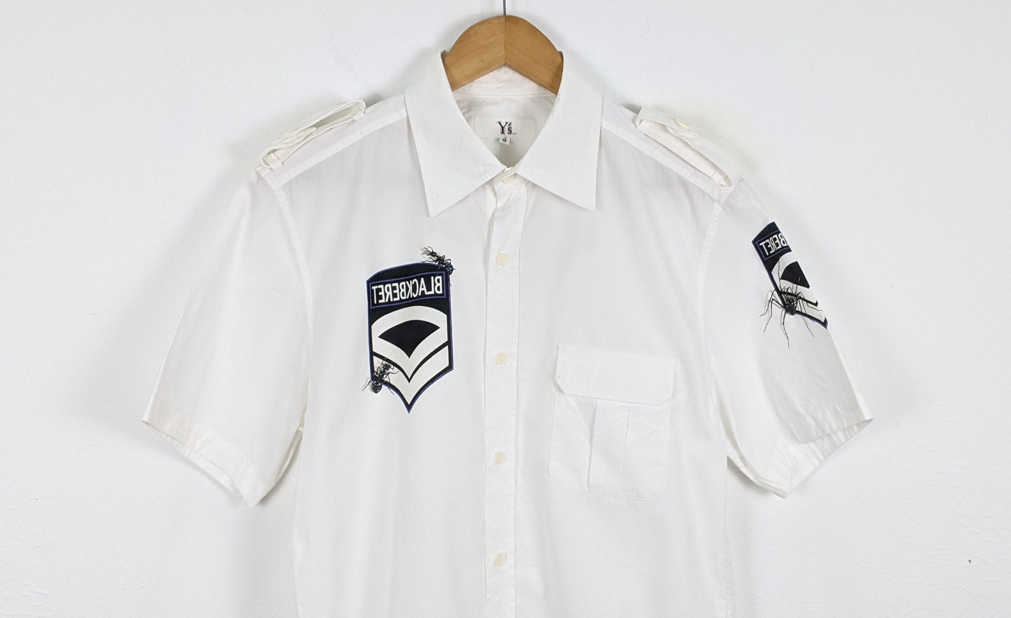 Yohji Yamamoto Y's for men Yohji Yamamoto Blackberet military shirt Size US L / EU 52-54 / 3 - 2 Thumbnail