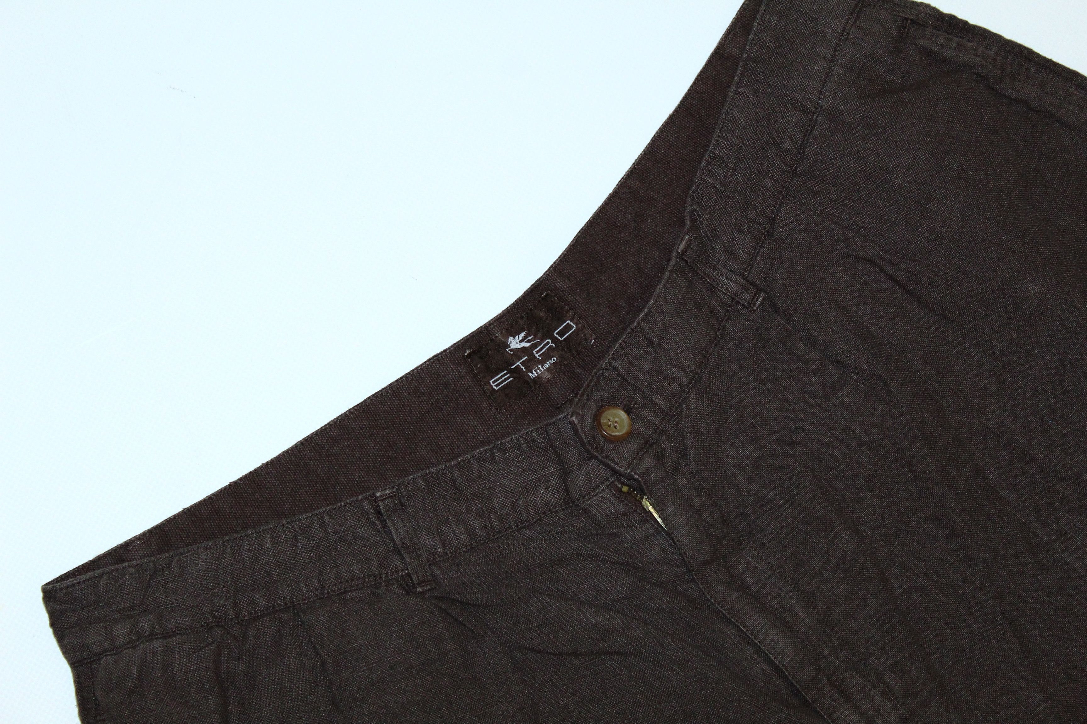Etro Etro Milano Relax fit Washed Linen Casual Shorts Size US 36 / EU 52 - 3 Thumbnail