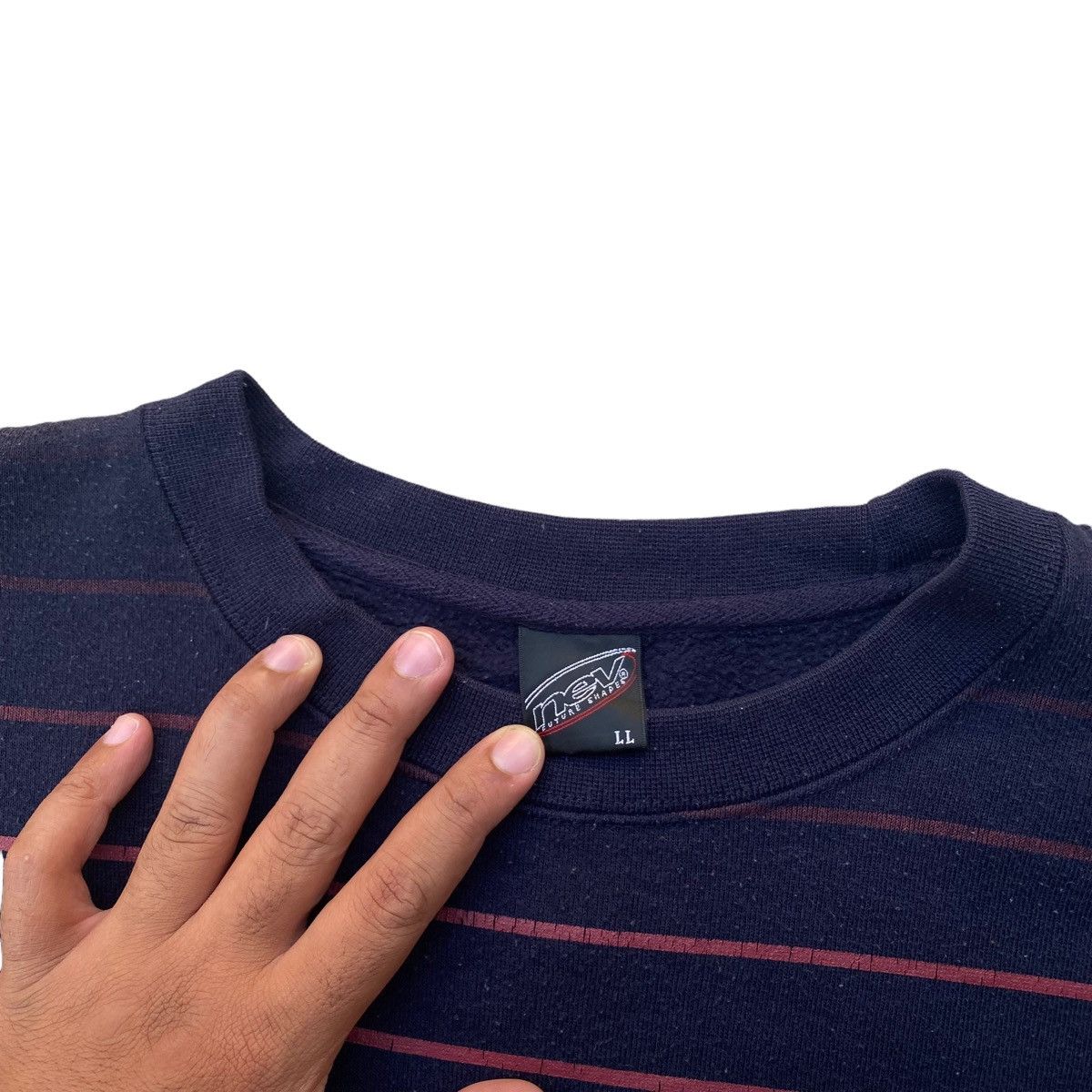 Vintage Nev Surf Revival Stripe Vintage Sweatshirt. #Y Size US XL / EU 56 / 4 - 3 Thumbnail