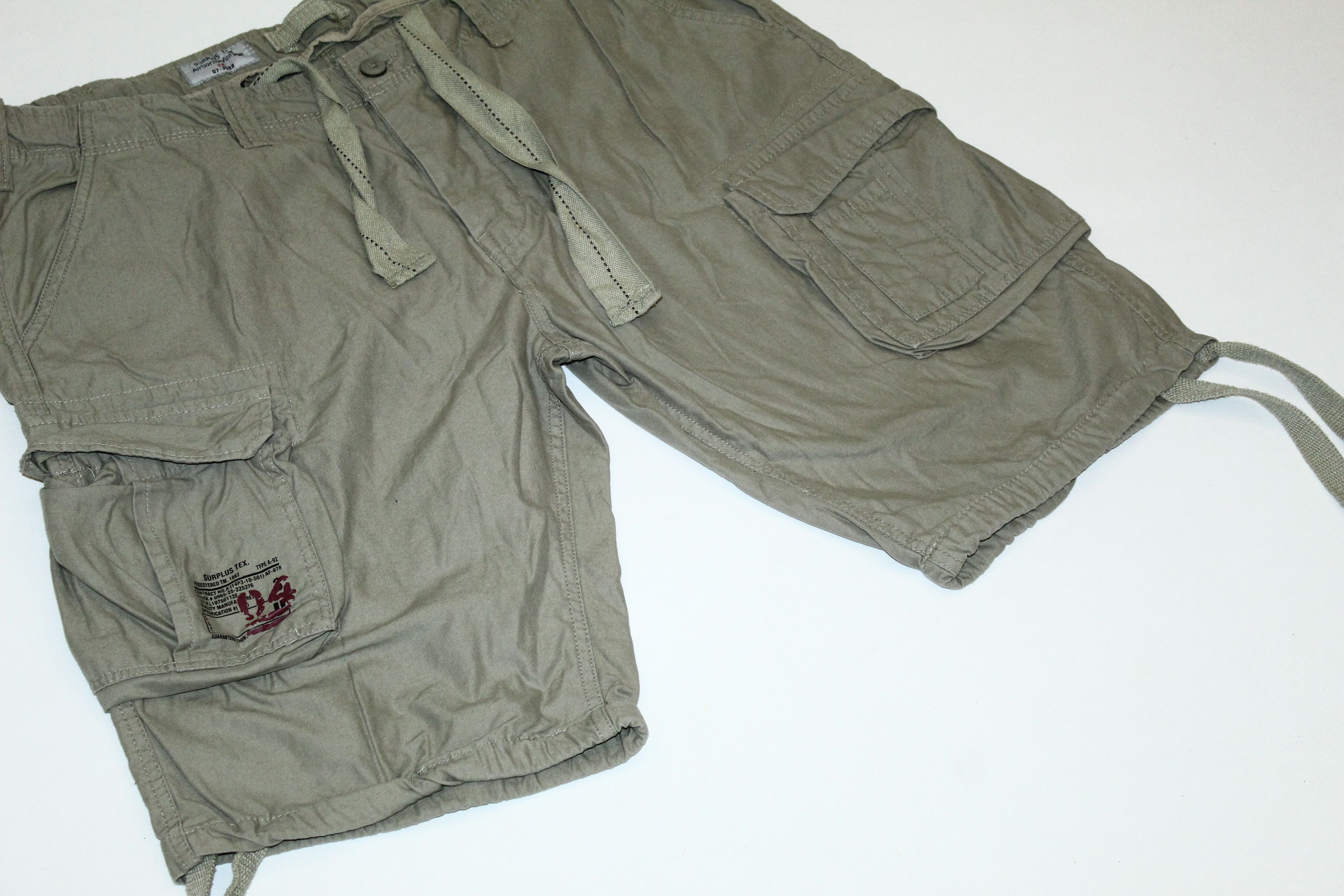 Surplus Research 🔥 VTG Surplus Tex Airbone Parachute Cargo Shorts Size US 44 / EU 60 - 4 Thumbnail