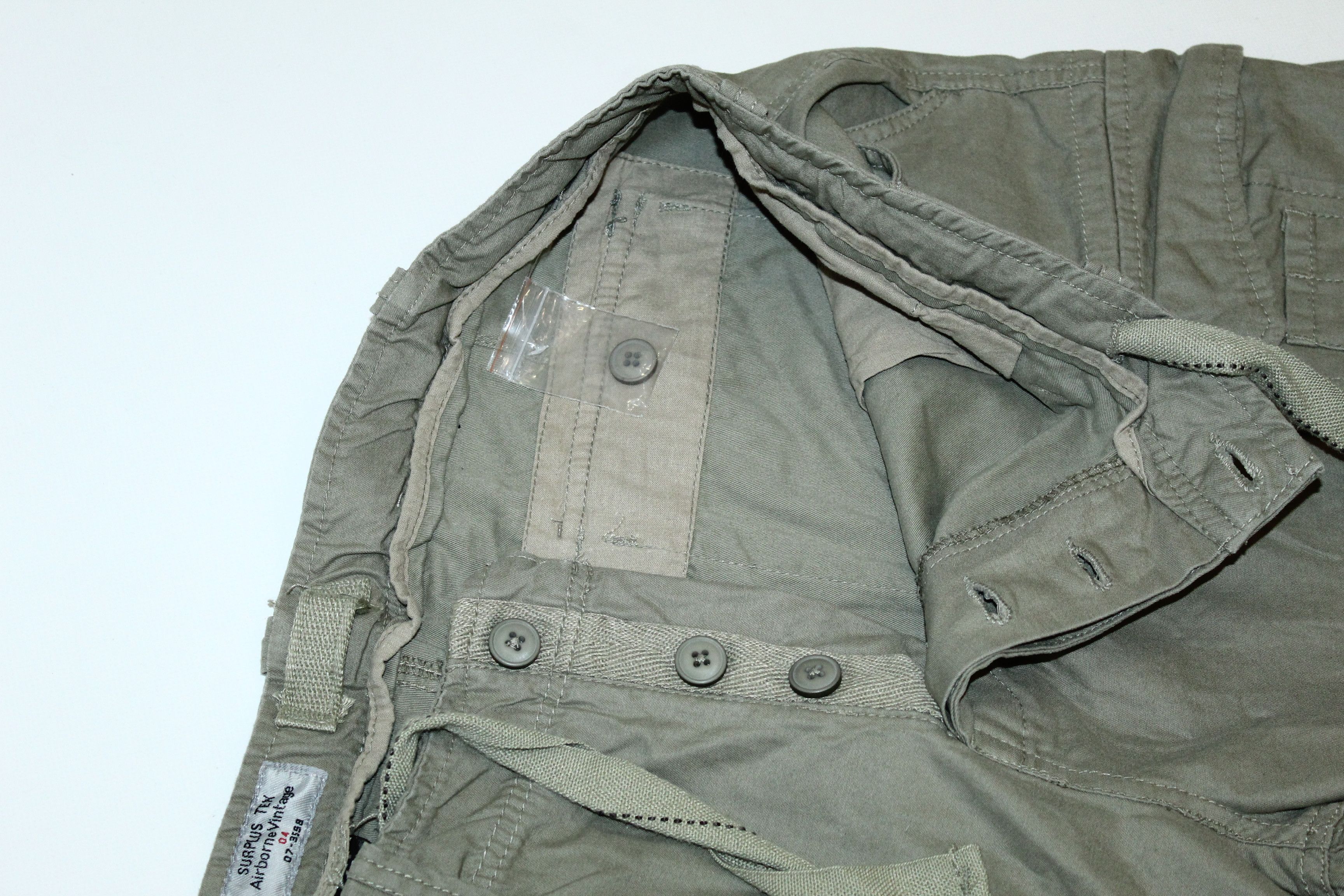 Surplus Research 🔥 VTG Surplus Tex Airbone Parachute Cargo Shorts Size US 44 / EU 60 - 7 Thumbnail