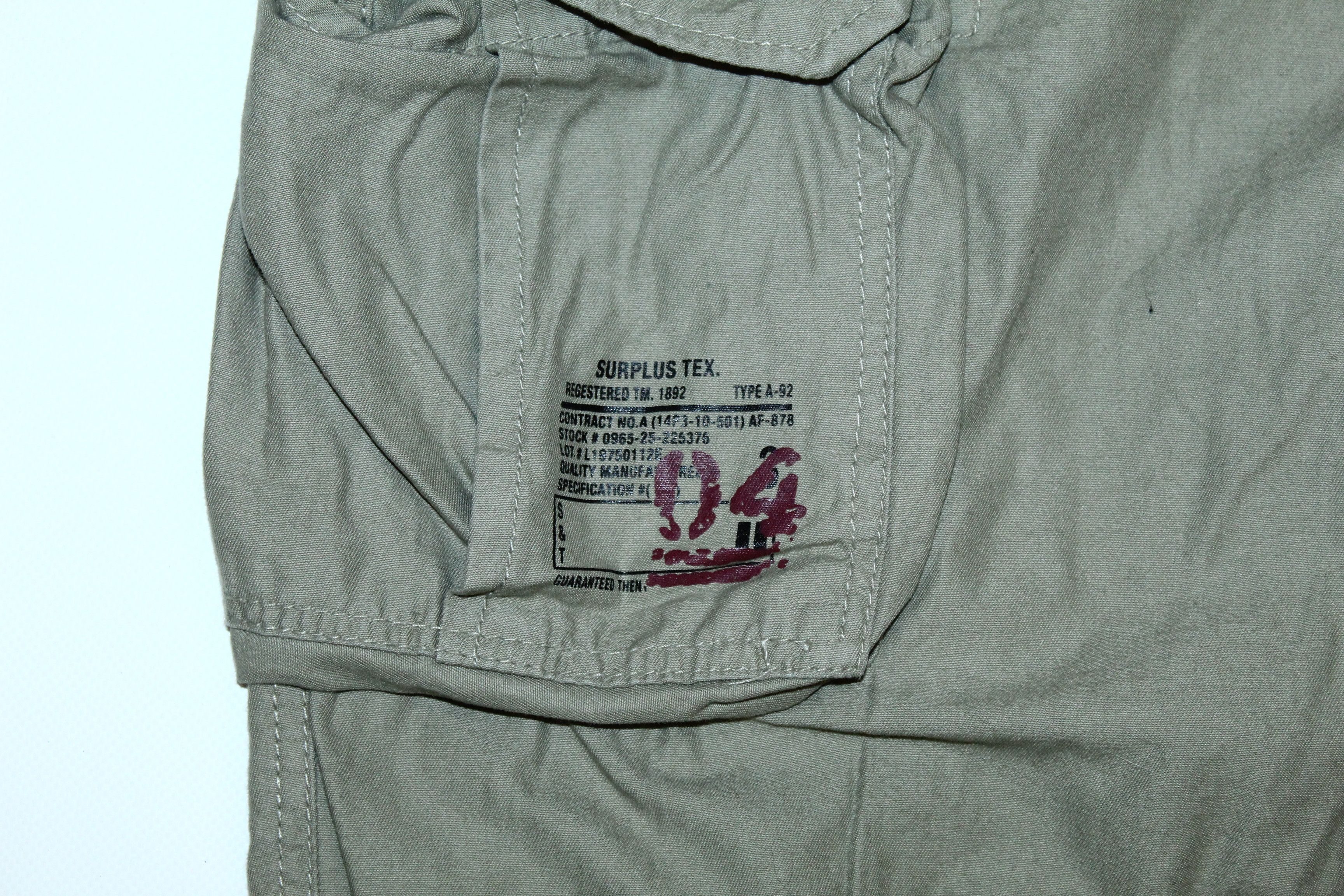 Surplus Research 🔥 VTG Surplus Tex Airbone Parachute Cargo Shorts Size US 44 / EU 60 - 5 Thumbnail