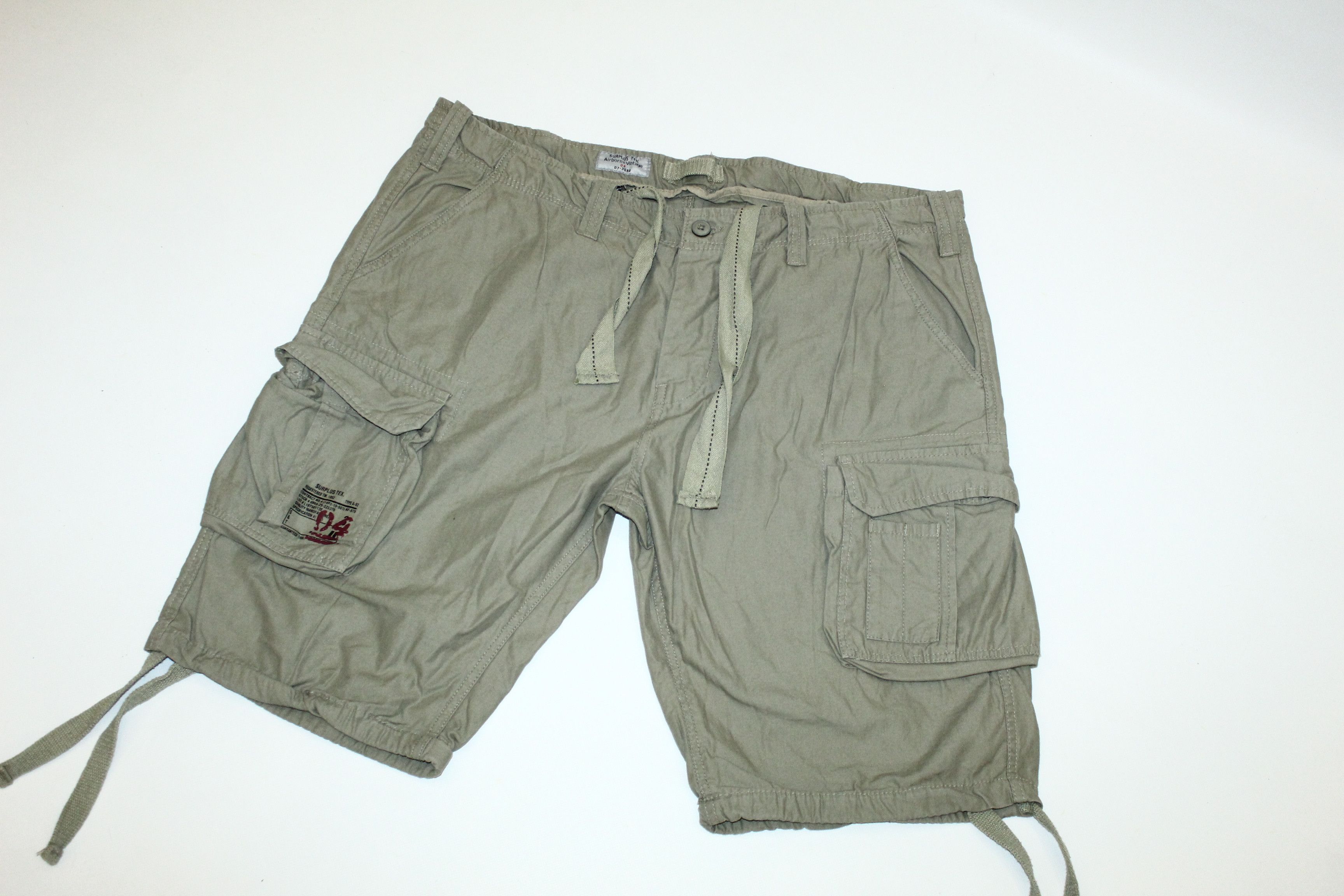 Surplus Research 🔥 VTG Surplus Tex Airbone Parachute Cargo Shorts Size US 44 / EU 60 - 2 Thumbnail