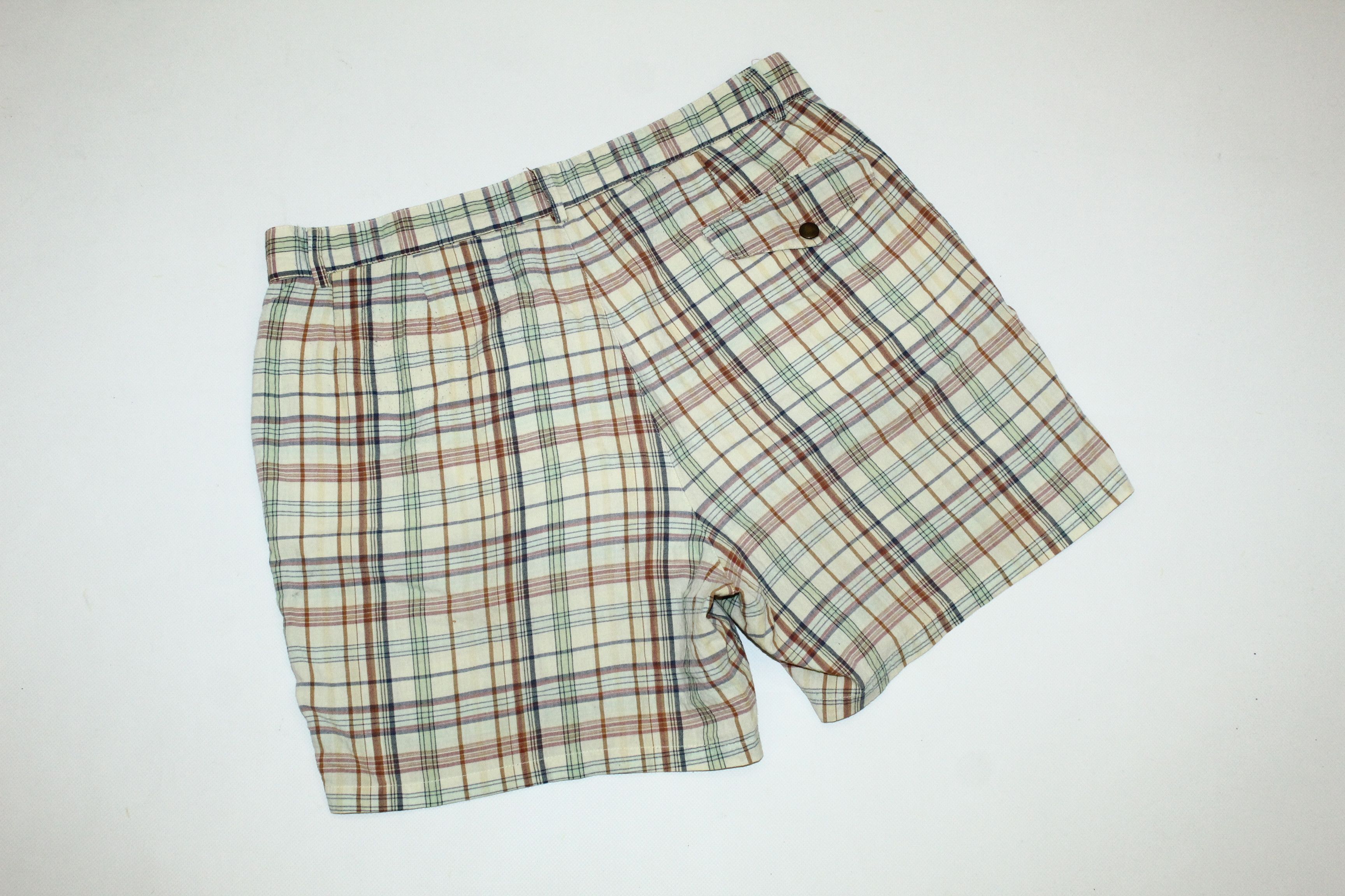C.P. Company 💥 RARE VTG 💥 C.P. Company Checkered Cotton Linen Shorts Size US 36 / EU 52 - 2 Thumbnail