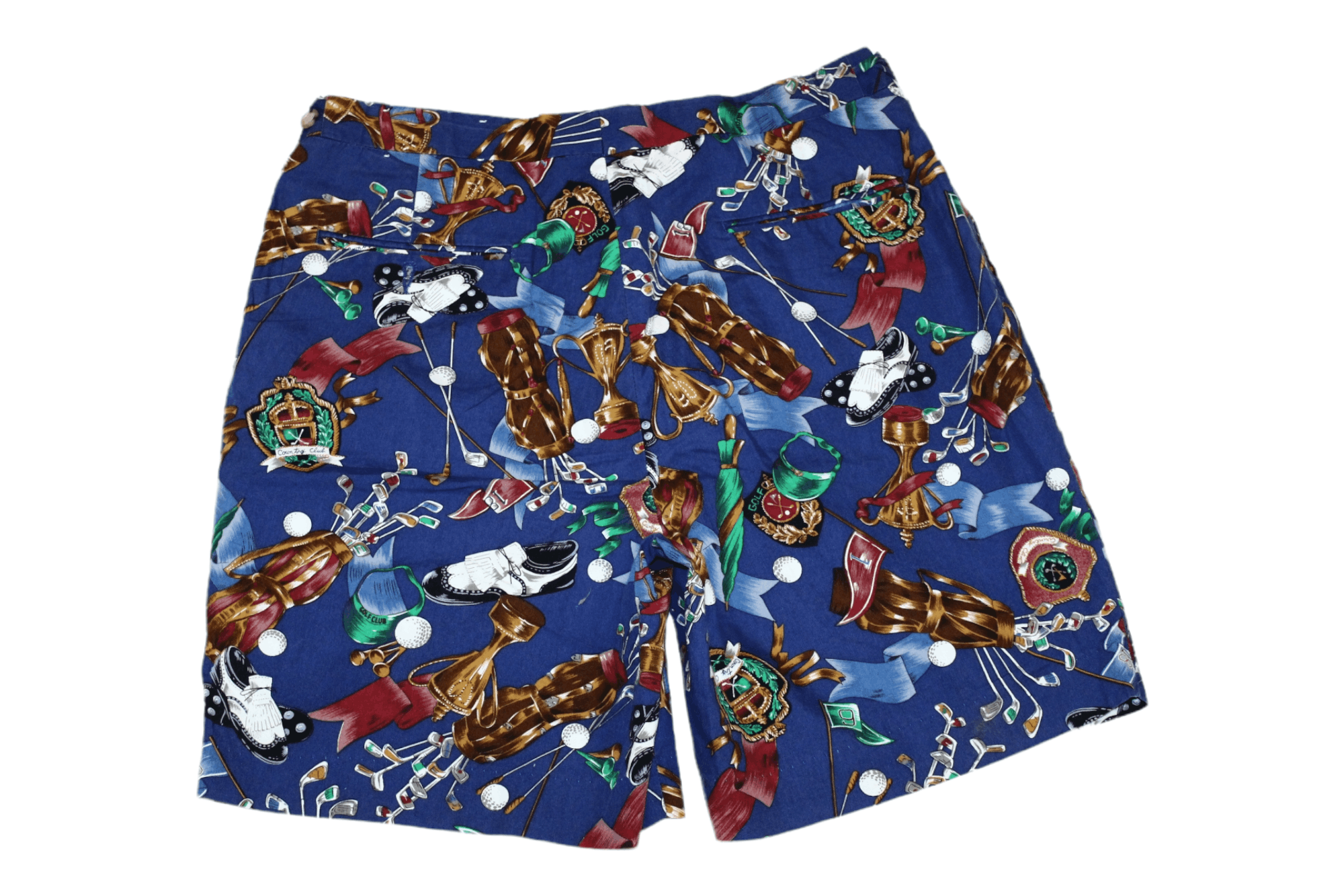 Berle RARE💥 Berle Golf Cup Graphic Printed Bermuda Shorts Size US 31 - 1 Thumbnail